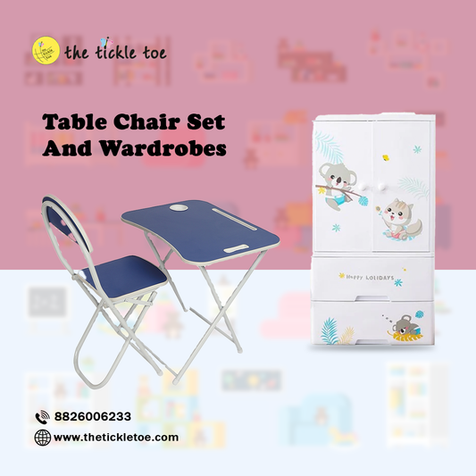 The Tickle Toe's Kids Table Chair Set For Your Little Ones' Convenience