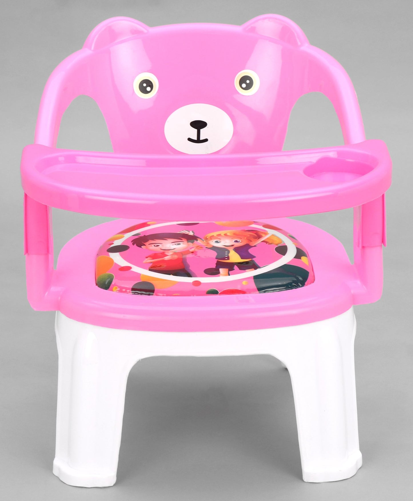 Kids Chair With Cushion Seat Pink
