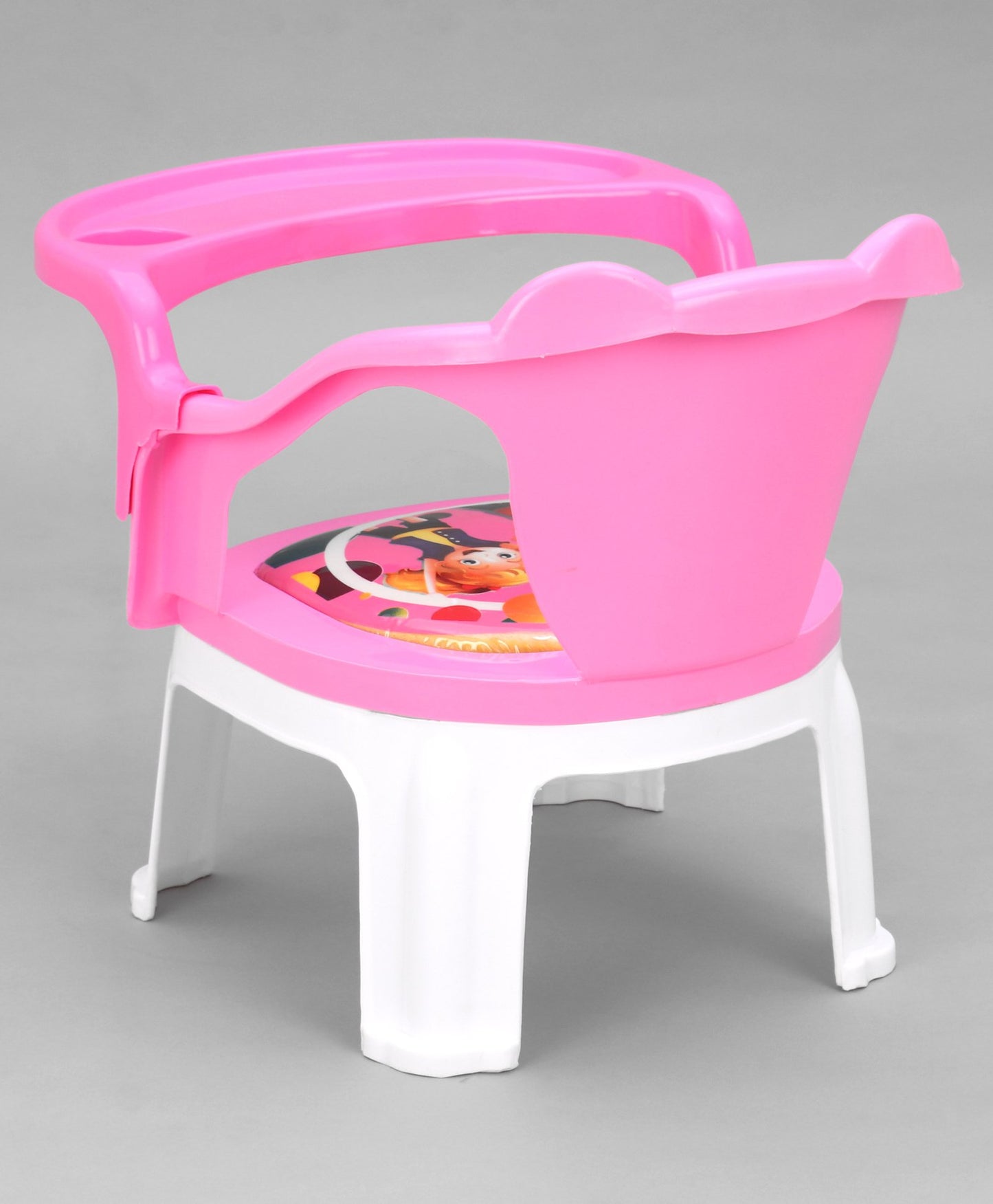 Kids Chair With Cushion Seat Pink