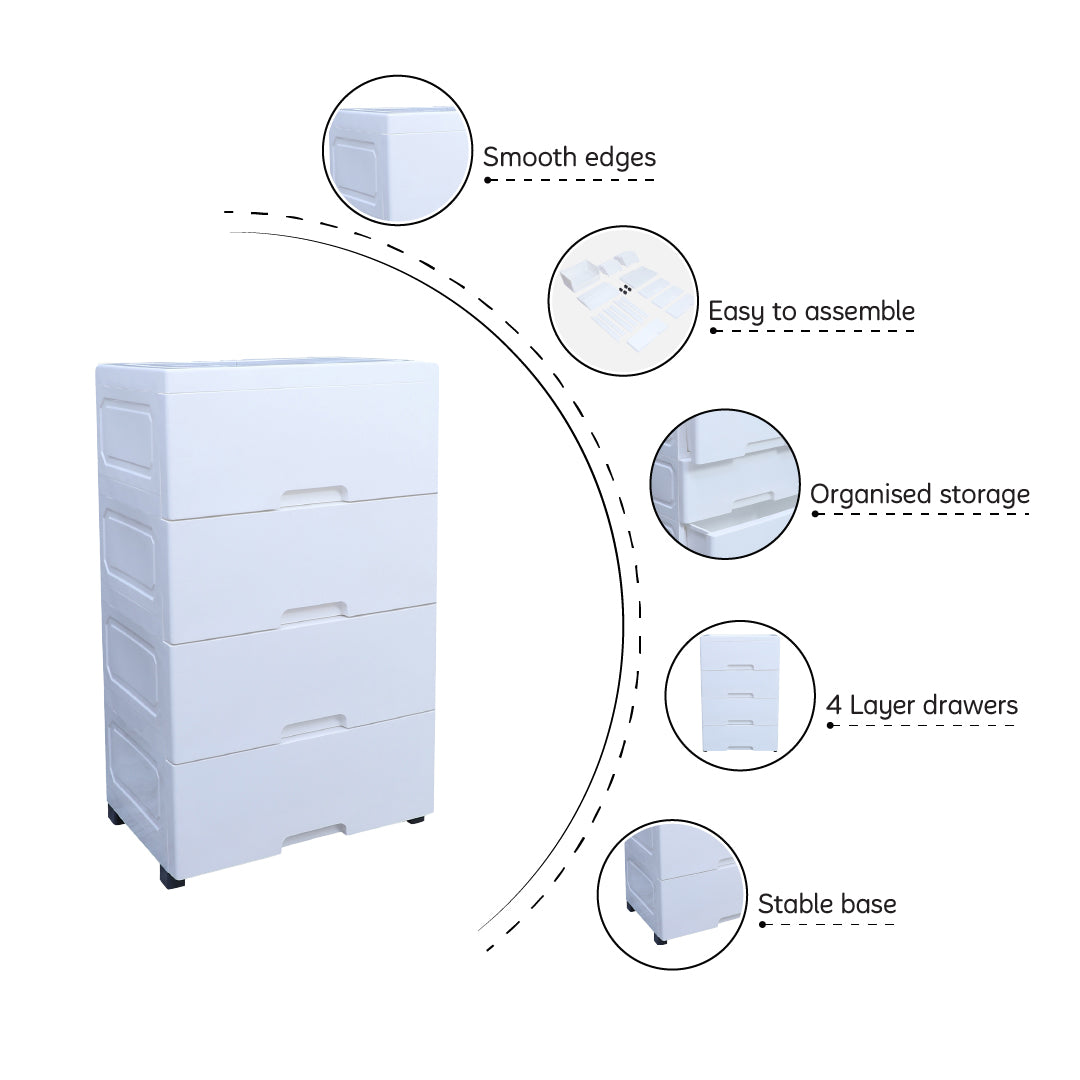 Soft Hued Chest Of Drawer