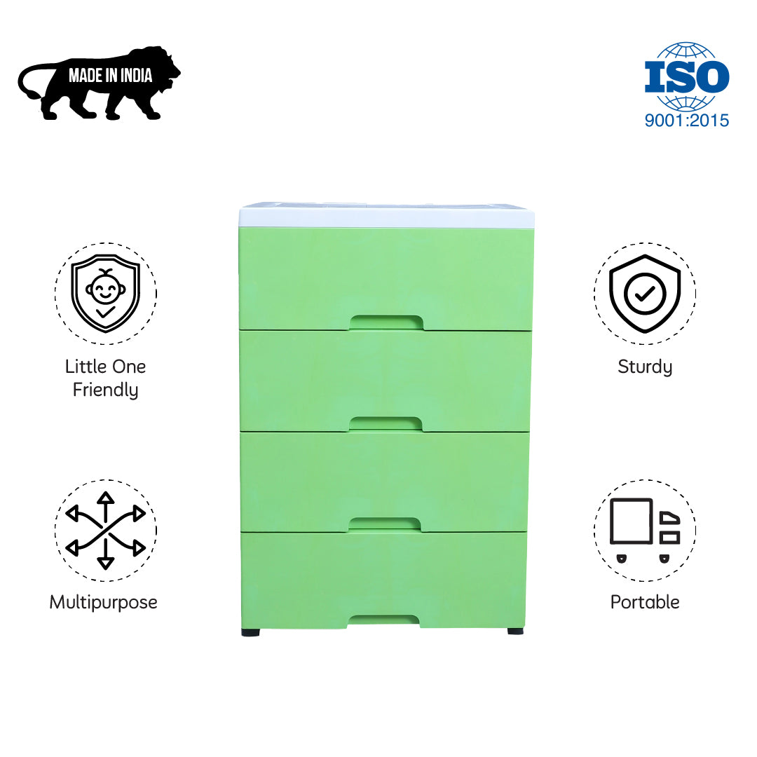 Soft Hued Chest Of Drawer Green