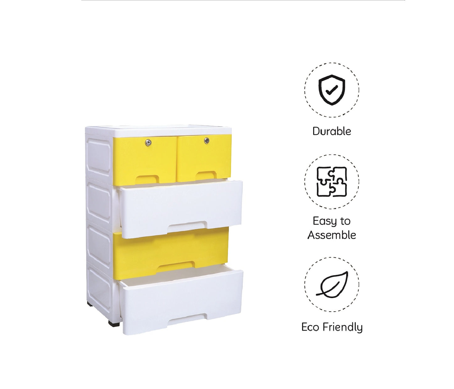 Soft Hued Chest Of Drawer