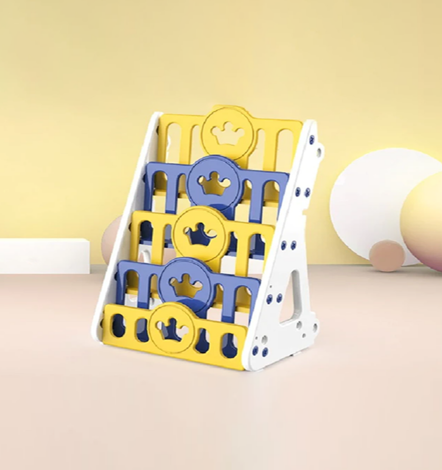 Book Rack Yellow Blue