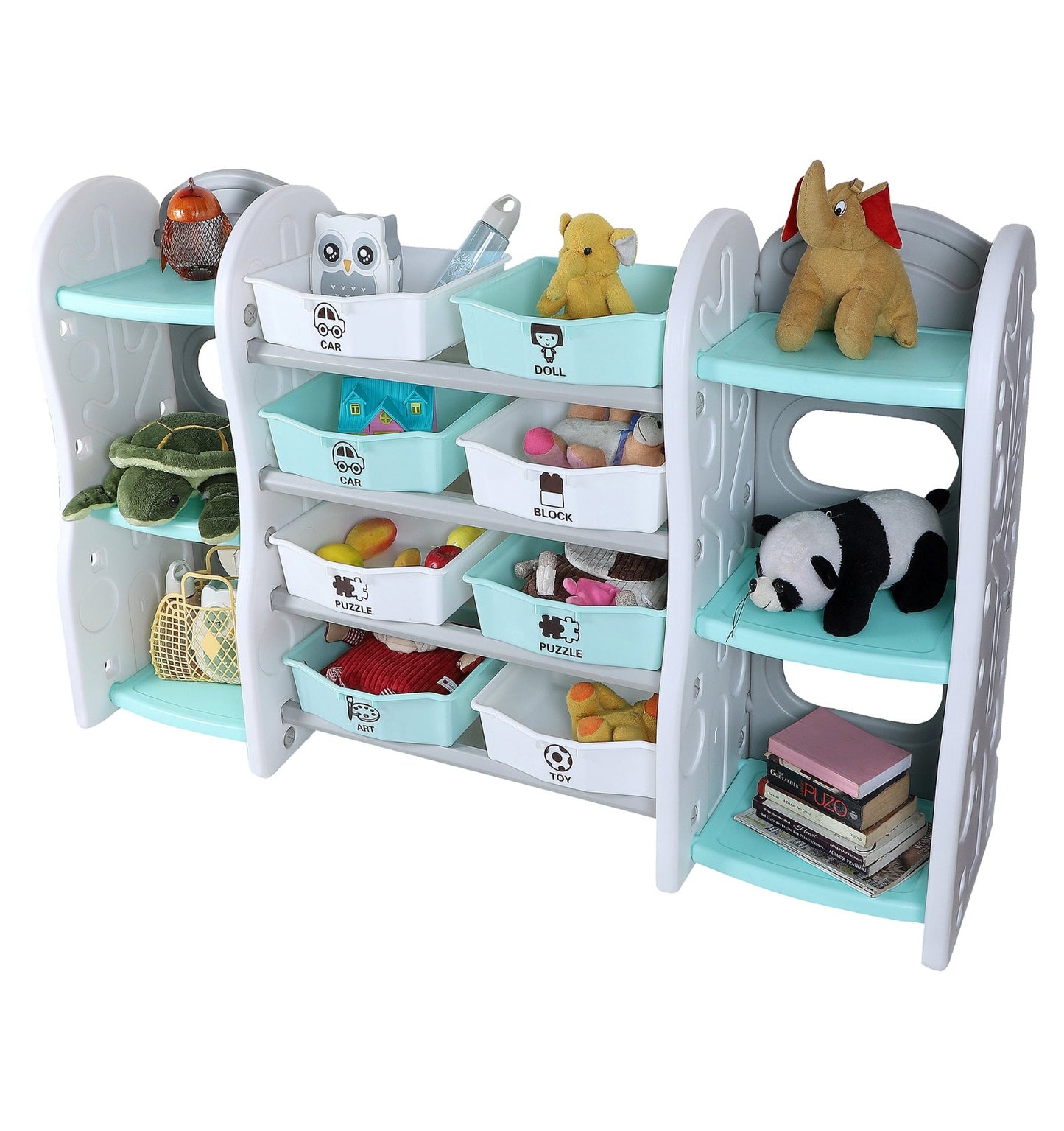Basket Shelf Rack Green (Big)