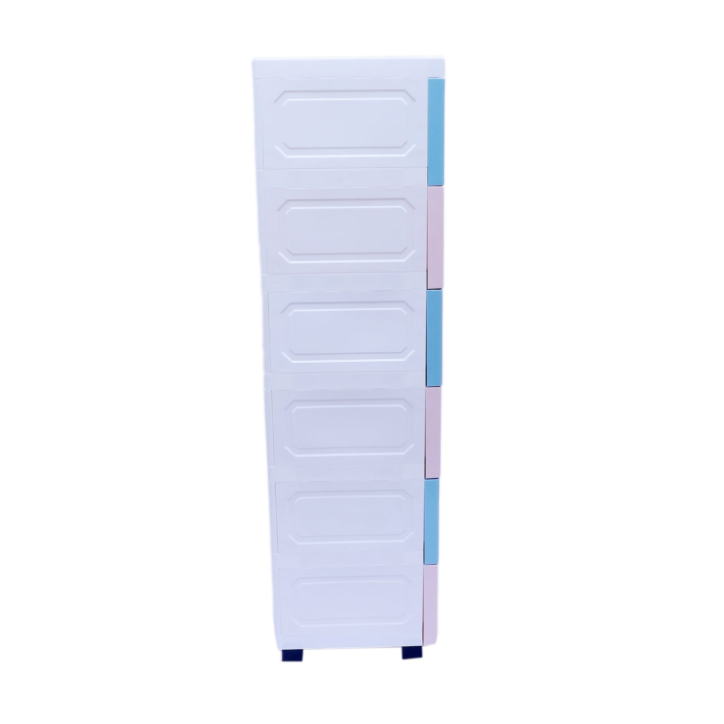 Soft Hued Chest of Drawer 3 Pink & 3 Blue