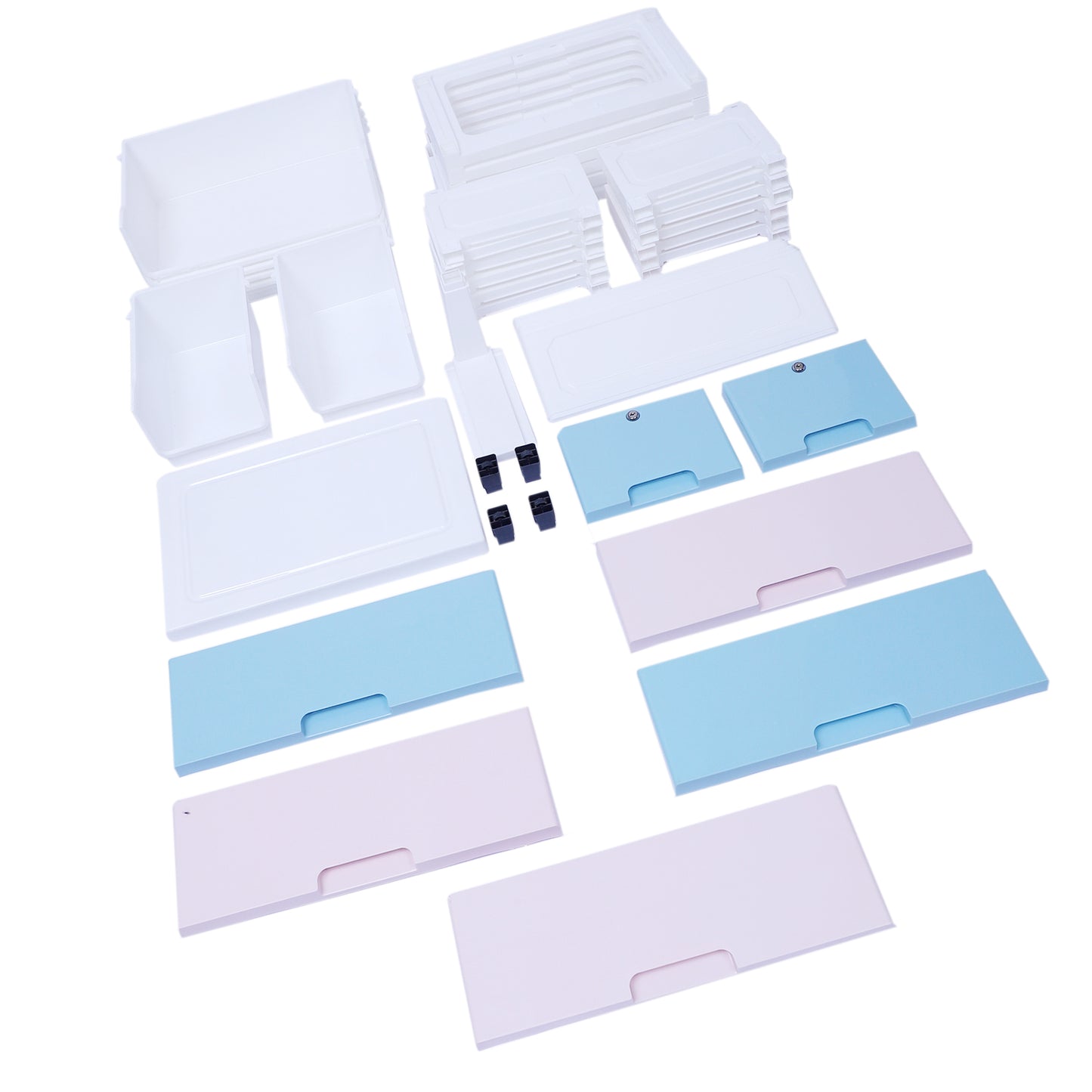 Soft Hued Chest of Drawer 3 Pink & 3 Blue