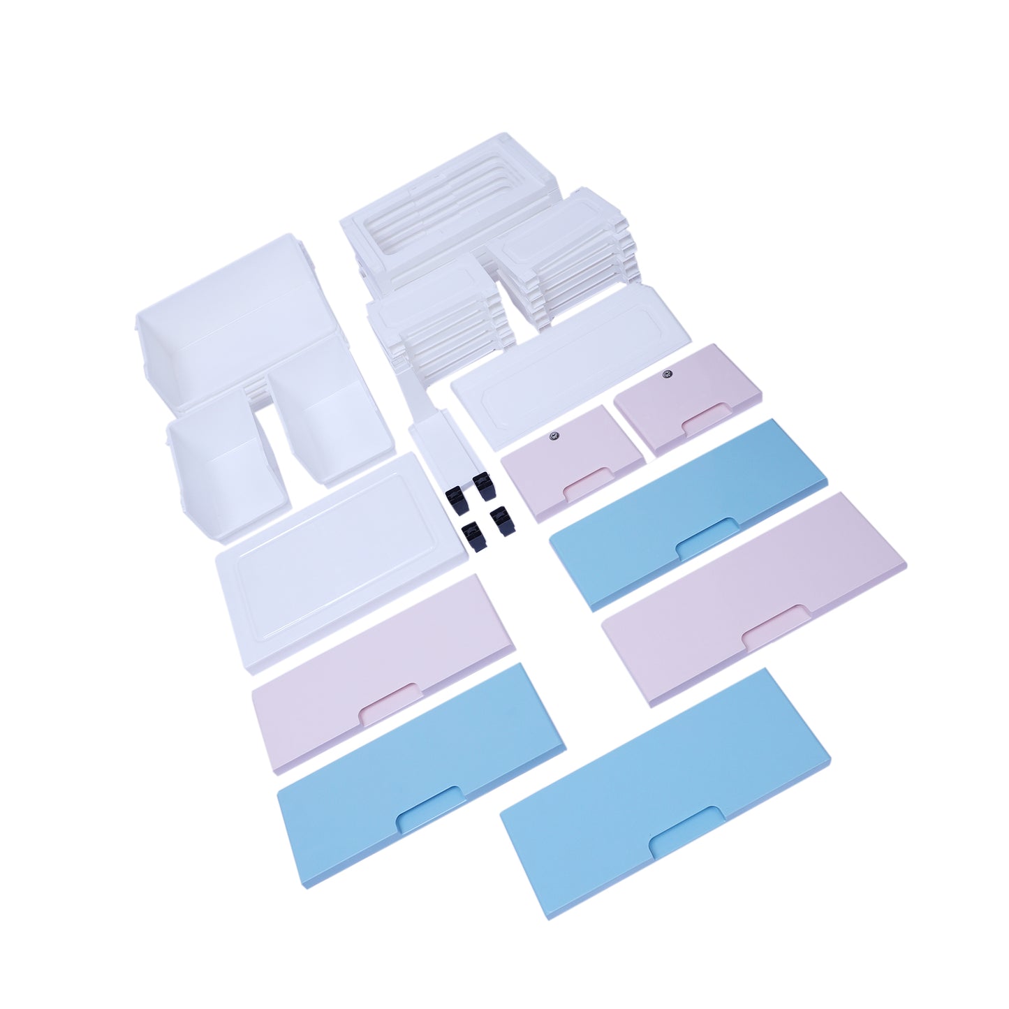 Soft Hued Chest of Drawer Pink & Blue