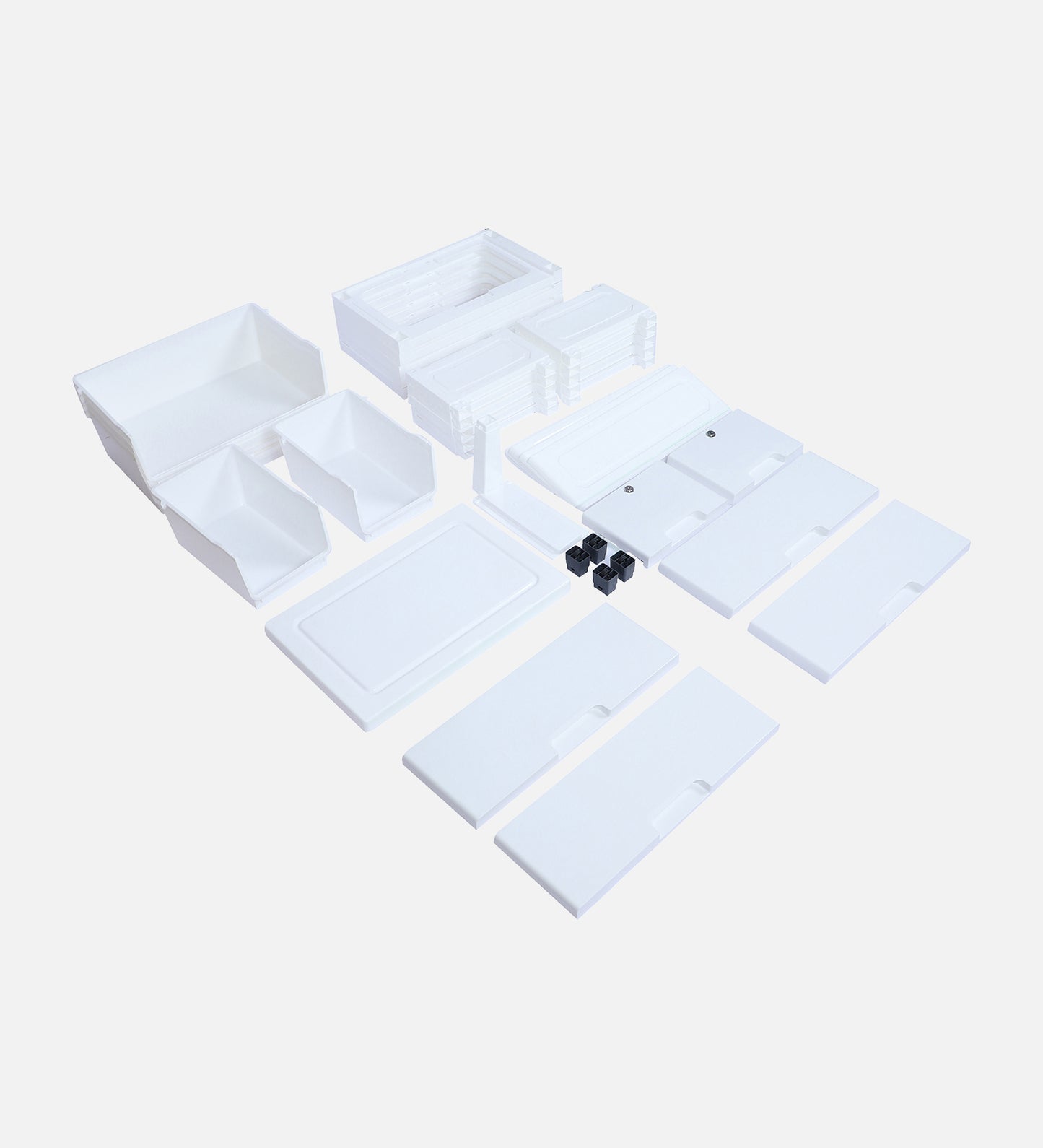Soft Hued Chest Of Drawer White (Large)