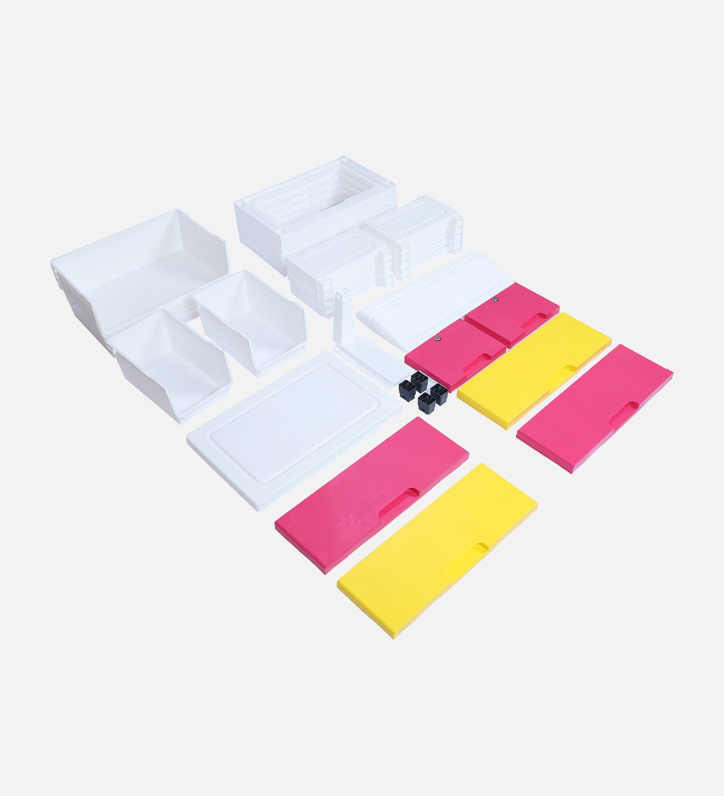 Soft Hued Chest Of Drawer Pink & Blue (Large)