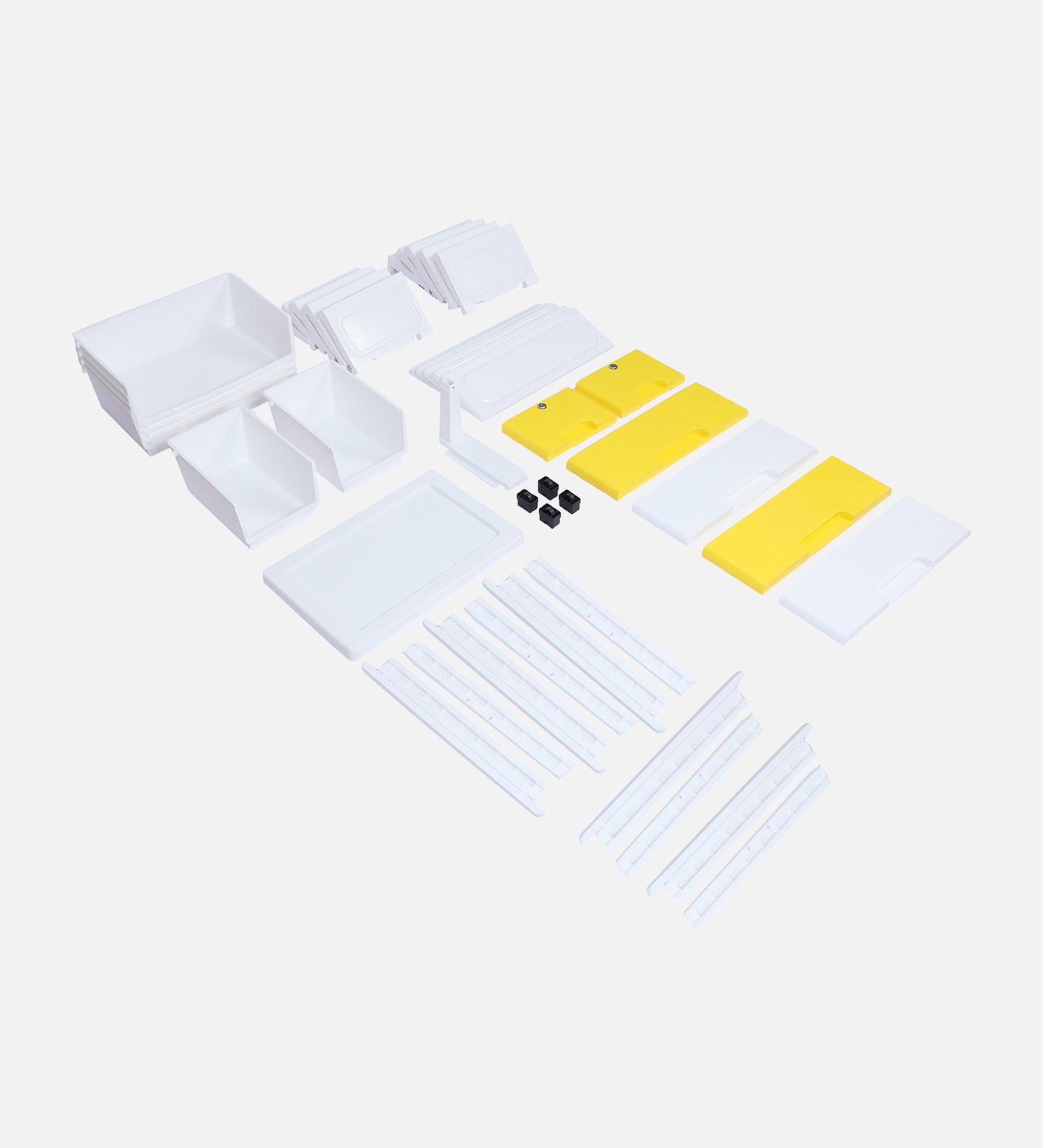 Soft Hued Chest Of Drawer White & Yellow (Large)