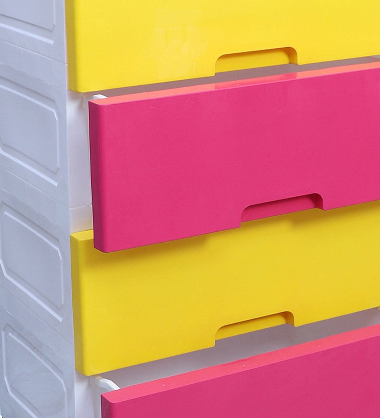 Soft Hued Chest Of Drawer Pink & Blue (Large)