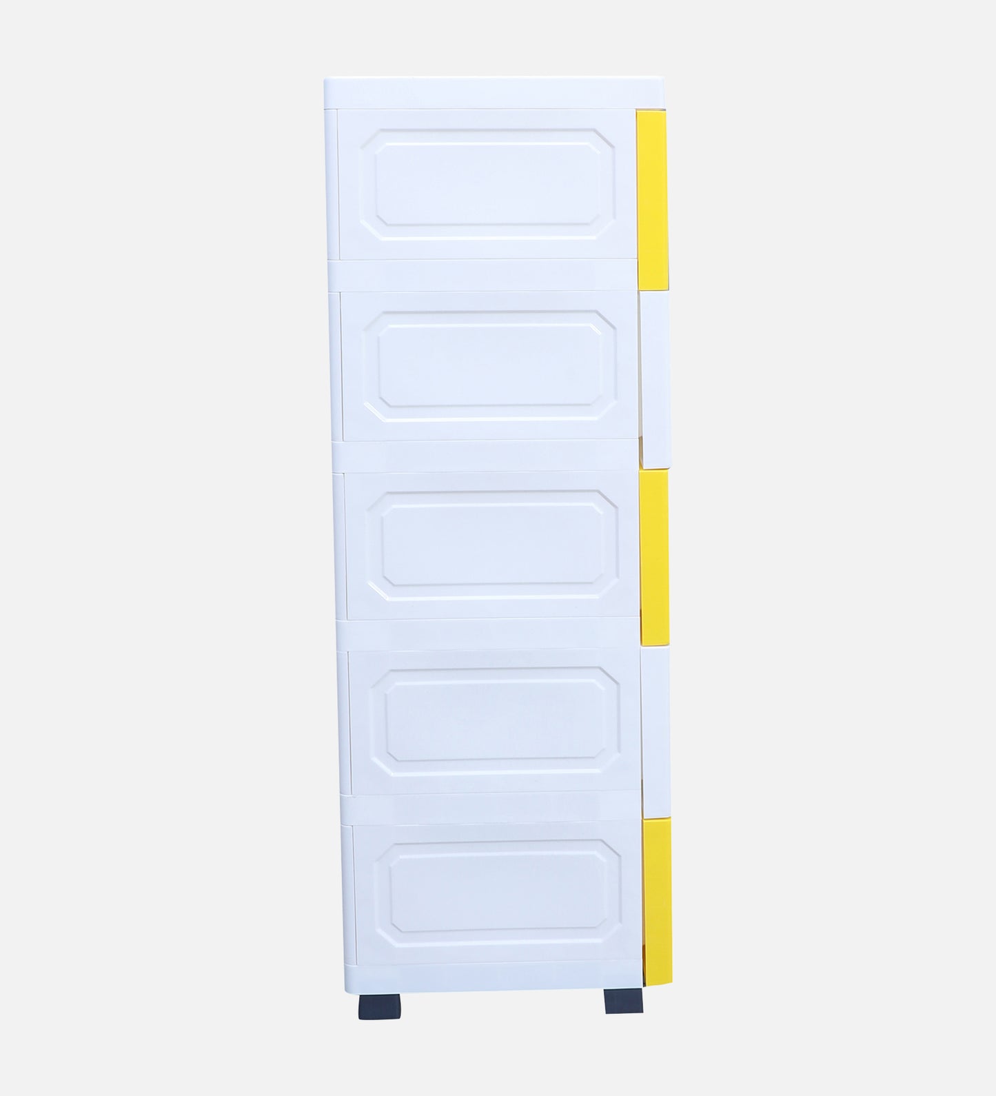 Soft Hued Chest Of Drawer White & Yellow (Large)