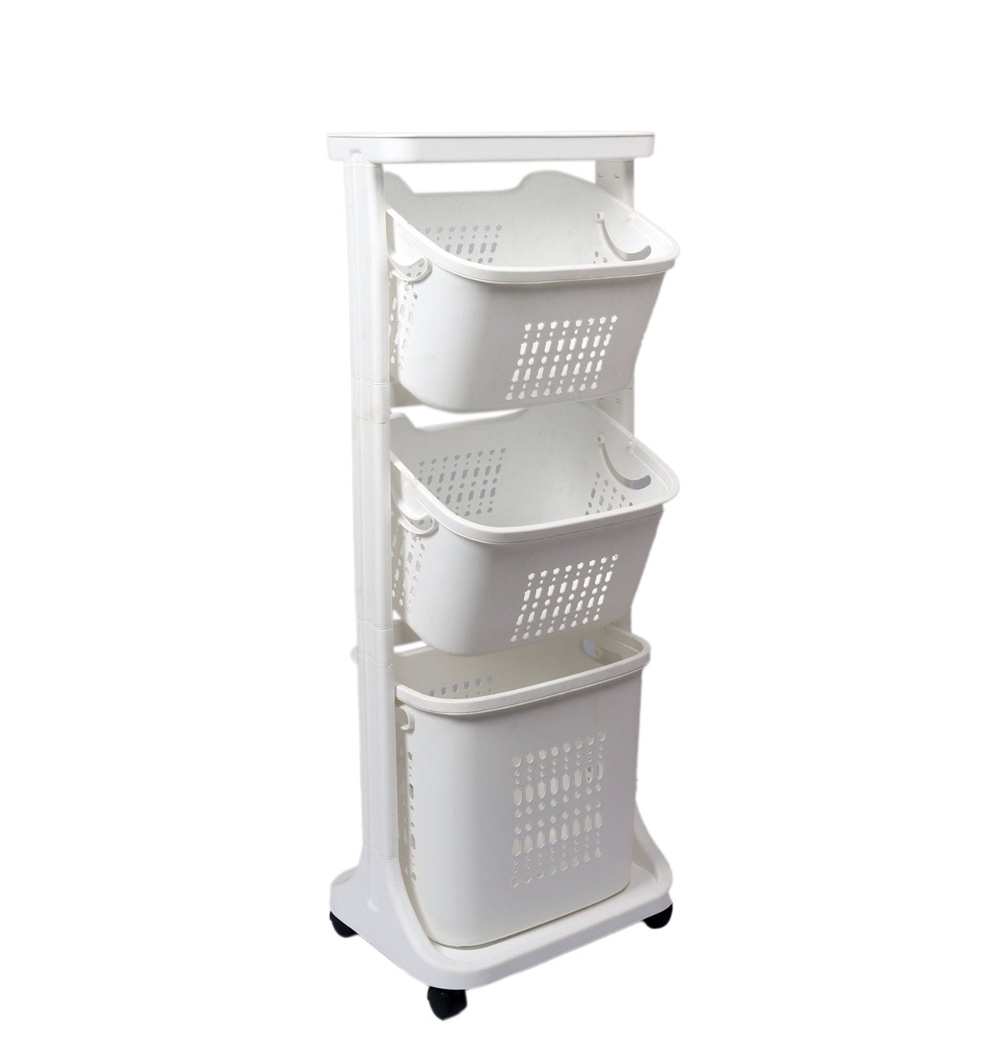 Storage Rolling Cart (White)