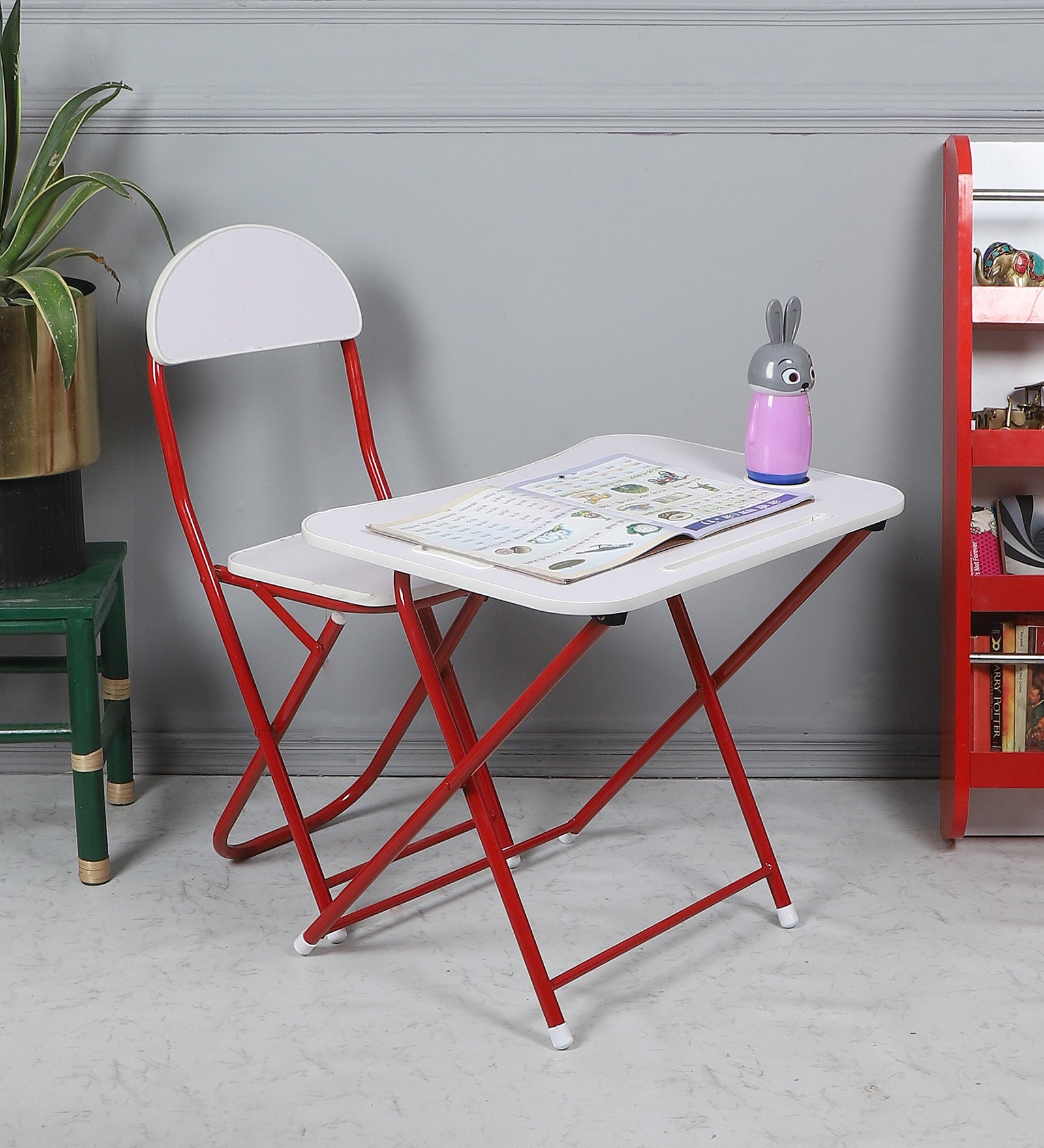 Kids Foldable Desk Chair Set - Main Image