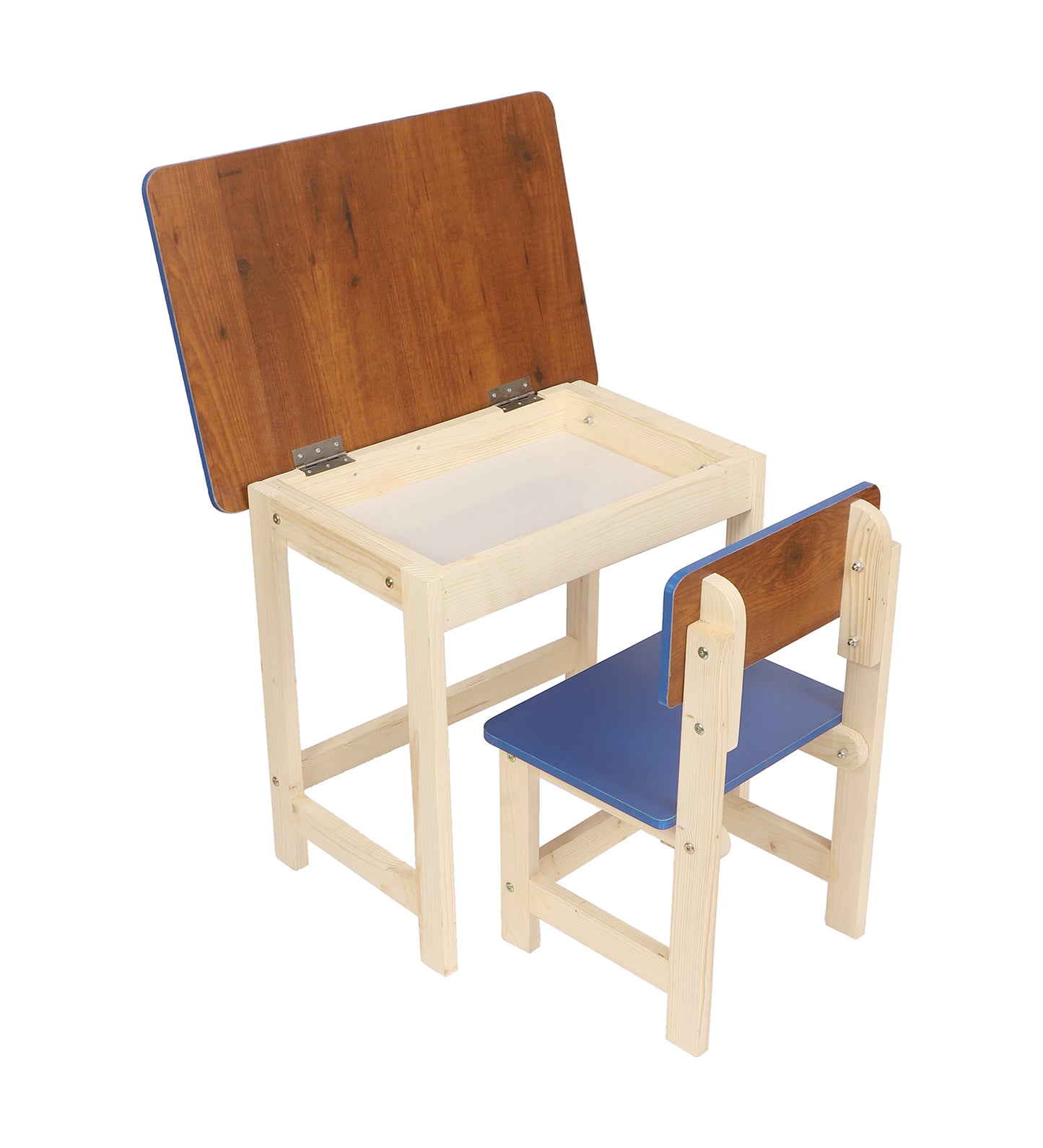 Wooden Table Chair Set Blue (3-6 yrs)