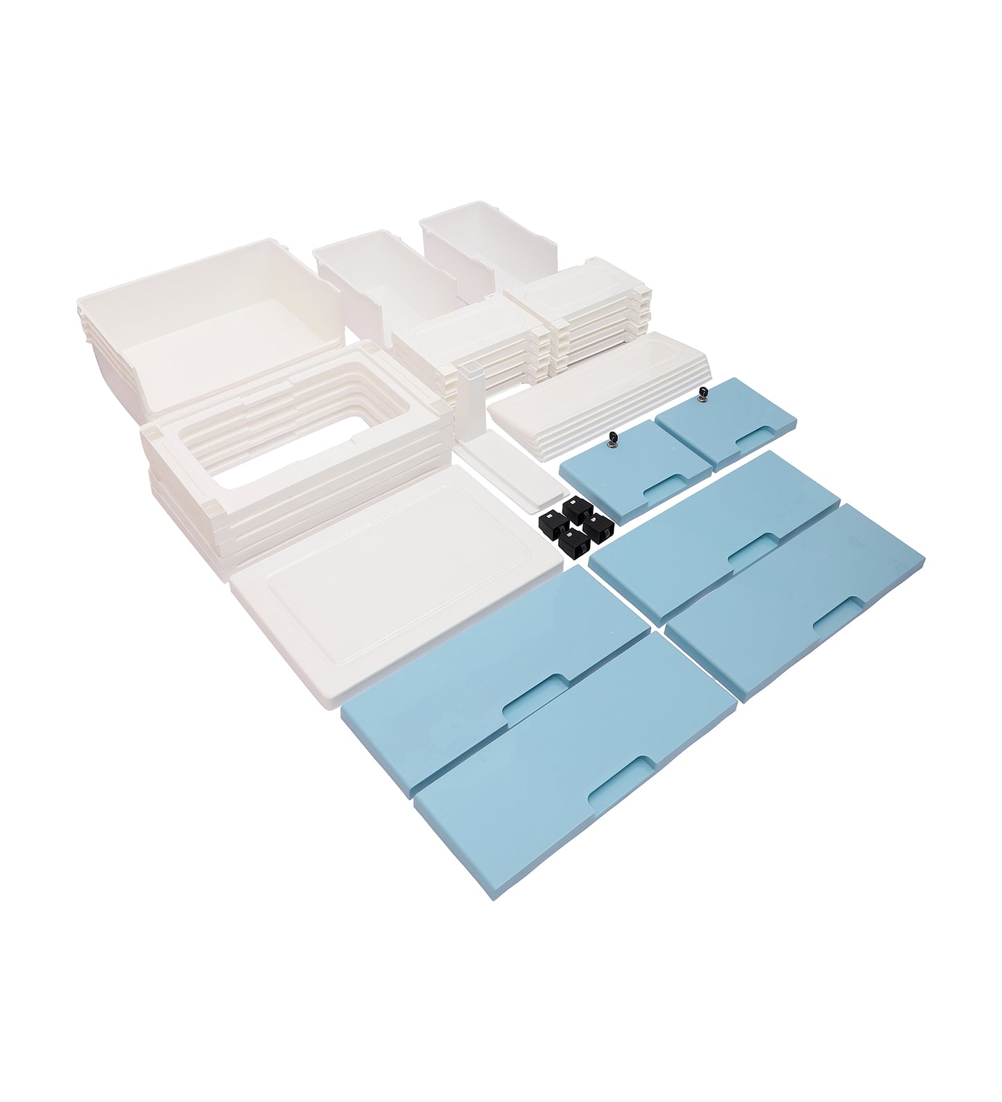 Soft Hued Chest Of Drawer Blue