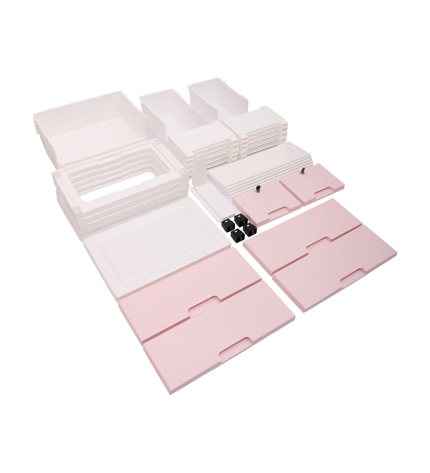 Soft Hued Chest Of Drawer Pink