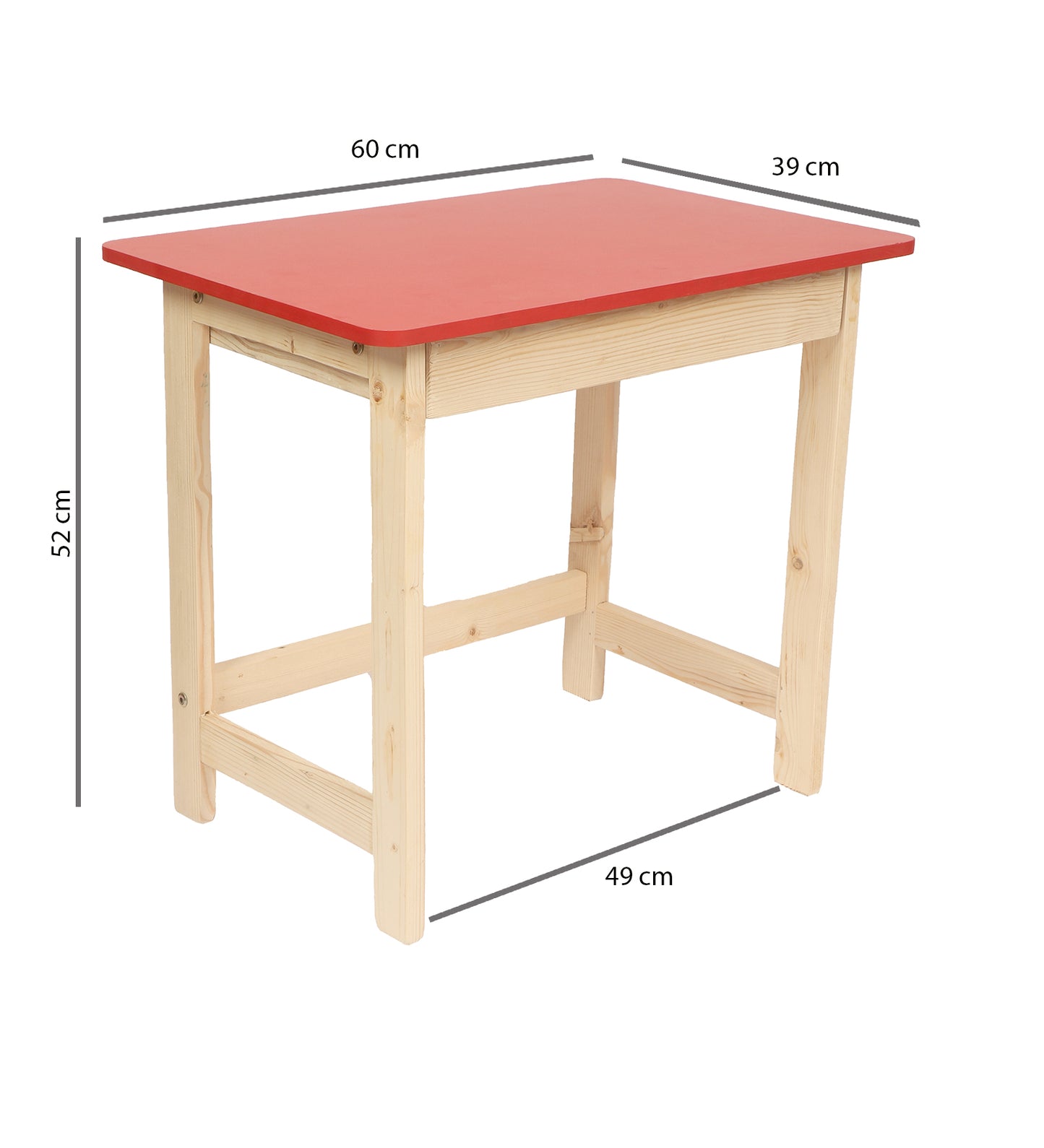 Wooden Table Chair Set Red (3-6 yrs)