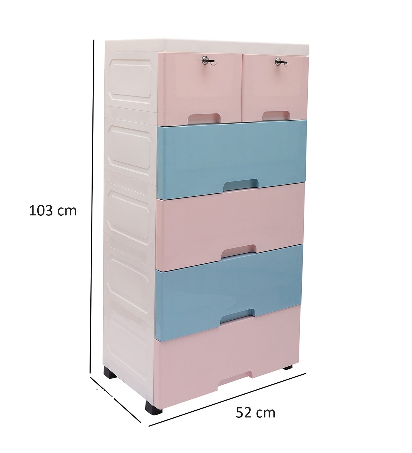 Soft Hued Chest Of Drawer