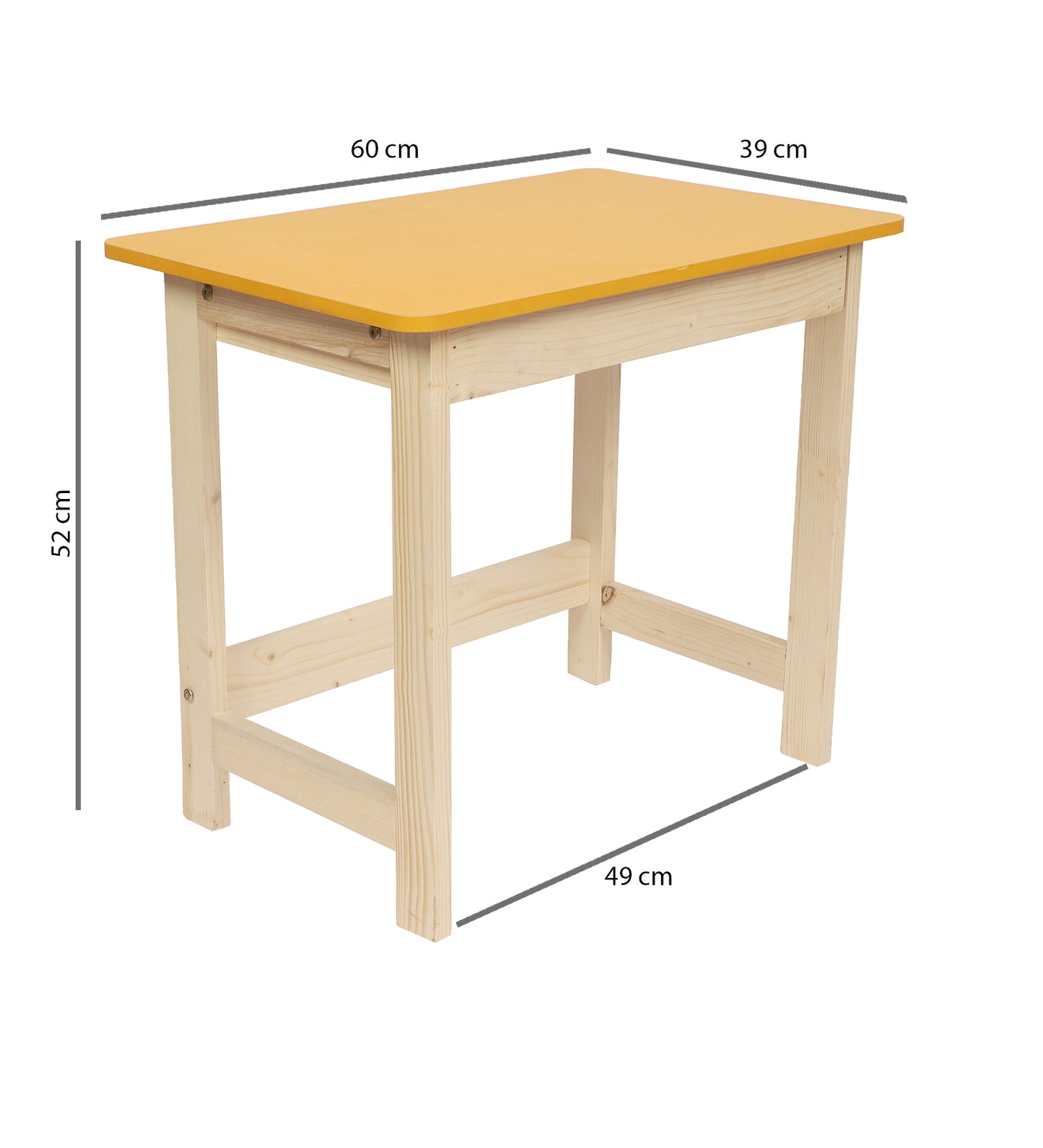 Wooden Table Chair Set Yellow(3-6 yrs)
