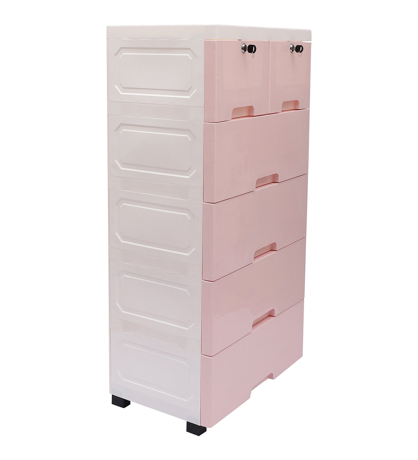 Soft Hued Chest Of Drawer Pink
