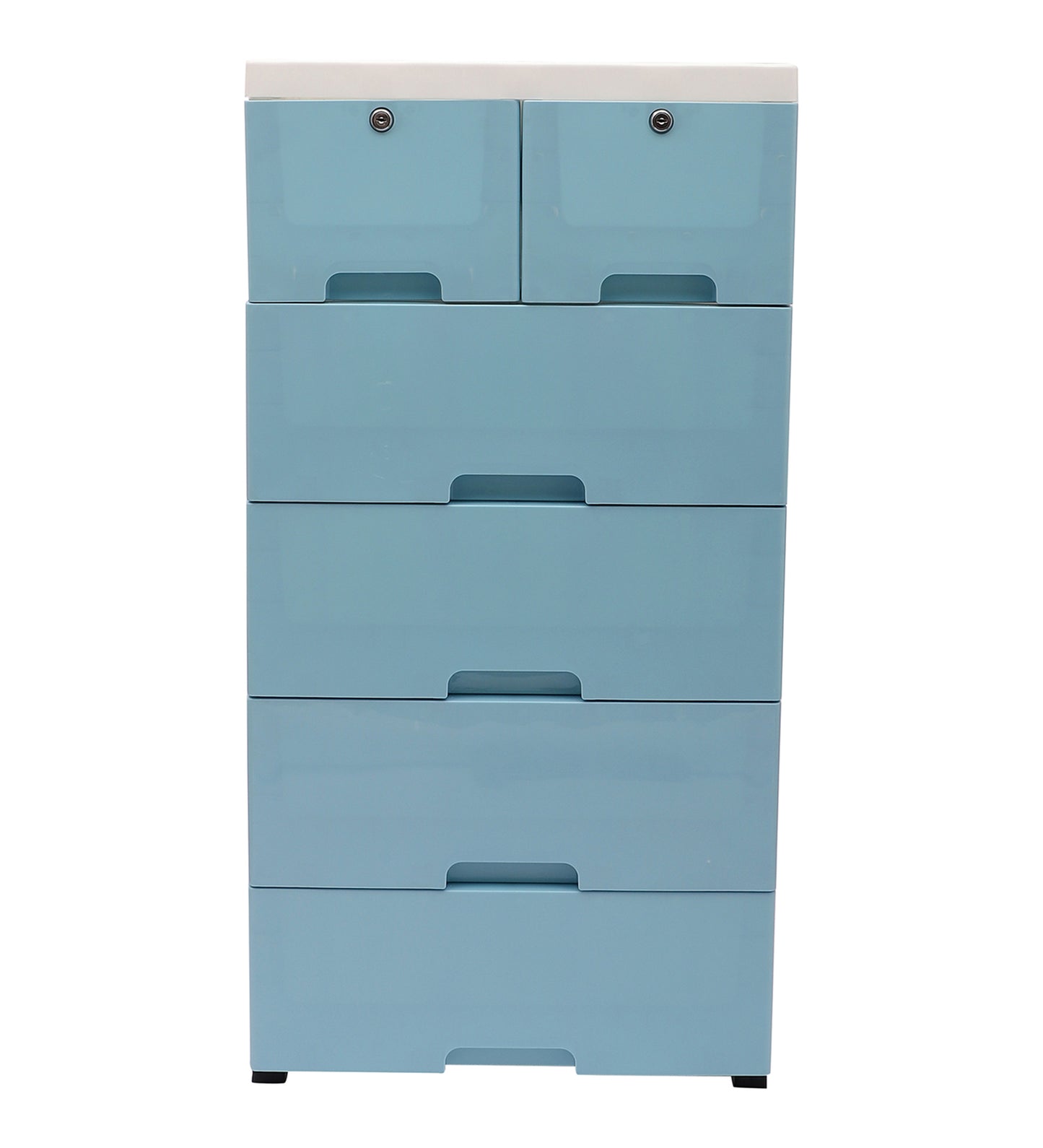 Soft Hued Chest Of Drawer Blue