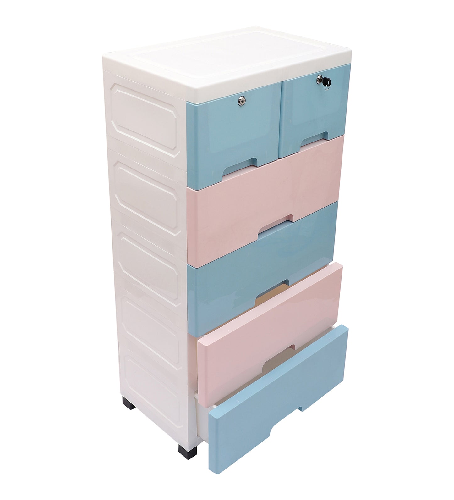 Soft Hued Chest Of Drawer