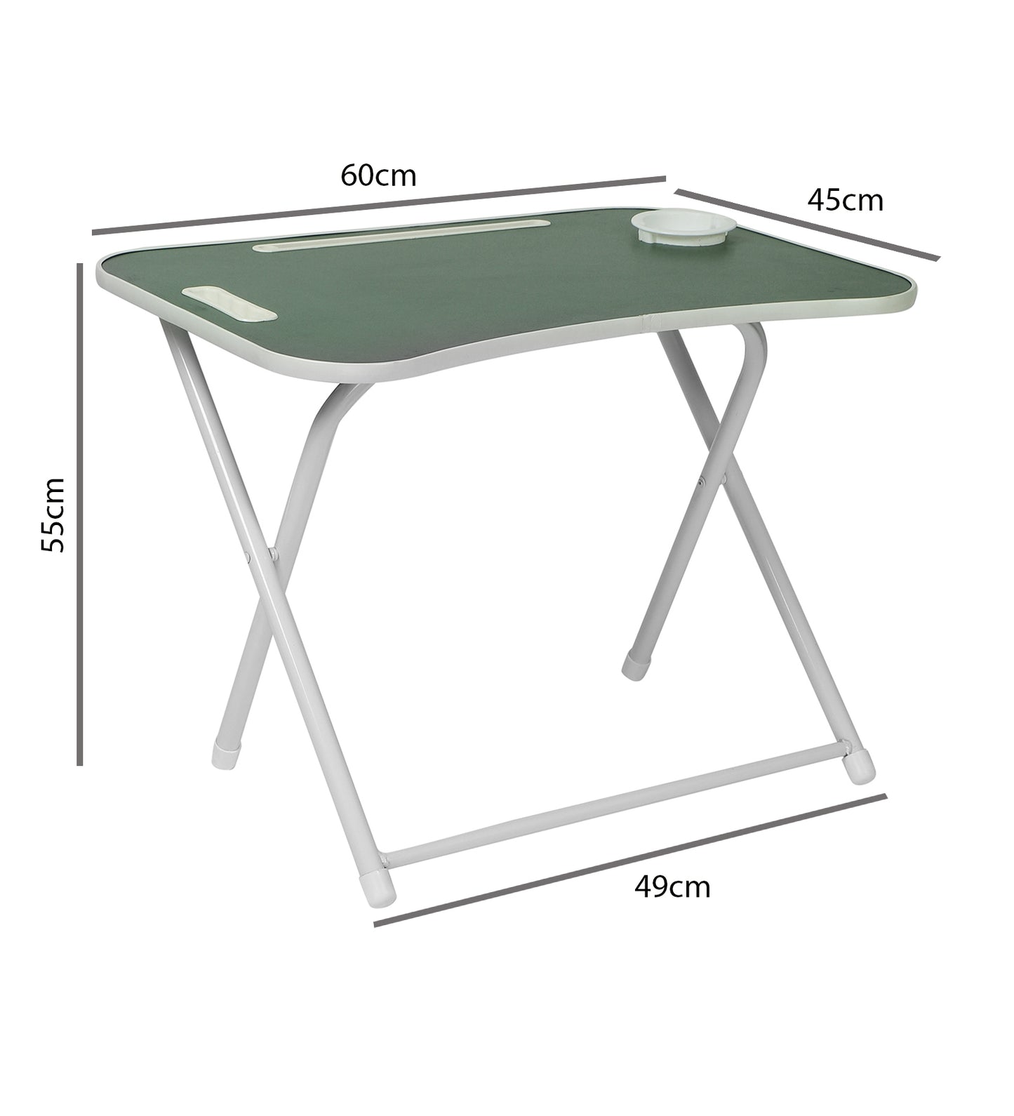 Foldable Table Chair Set Dark Green (3-6 yrs)
