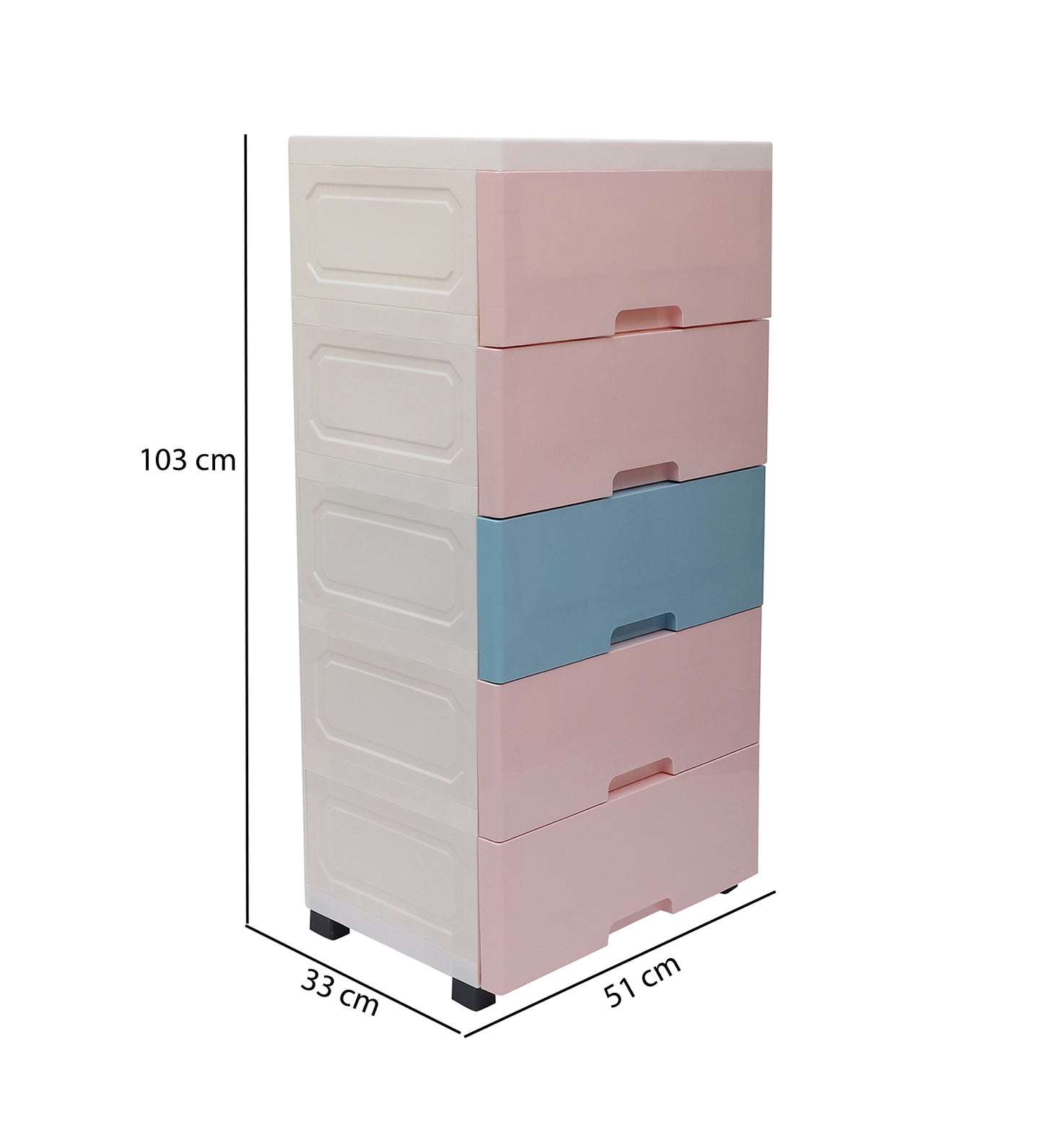 Soft Hued Chest Of Drawer