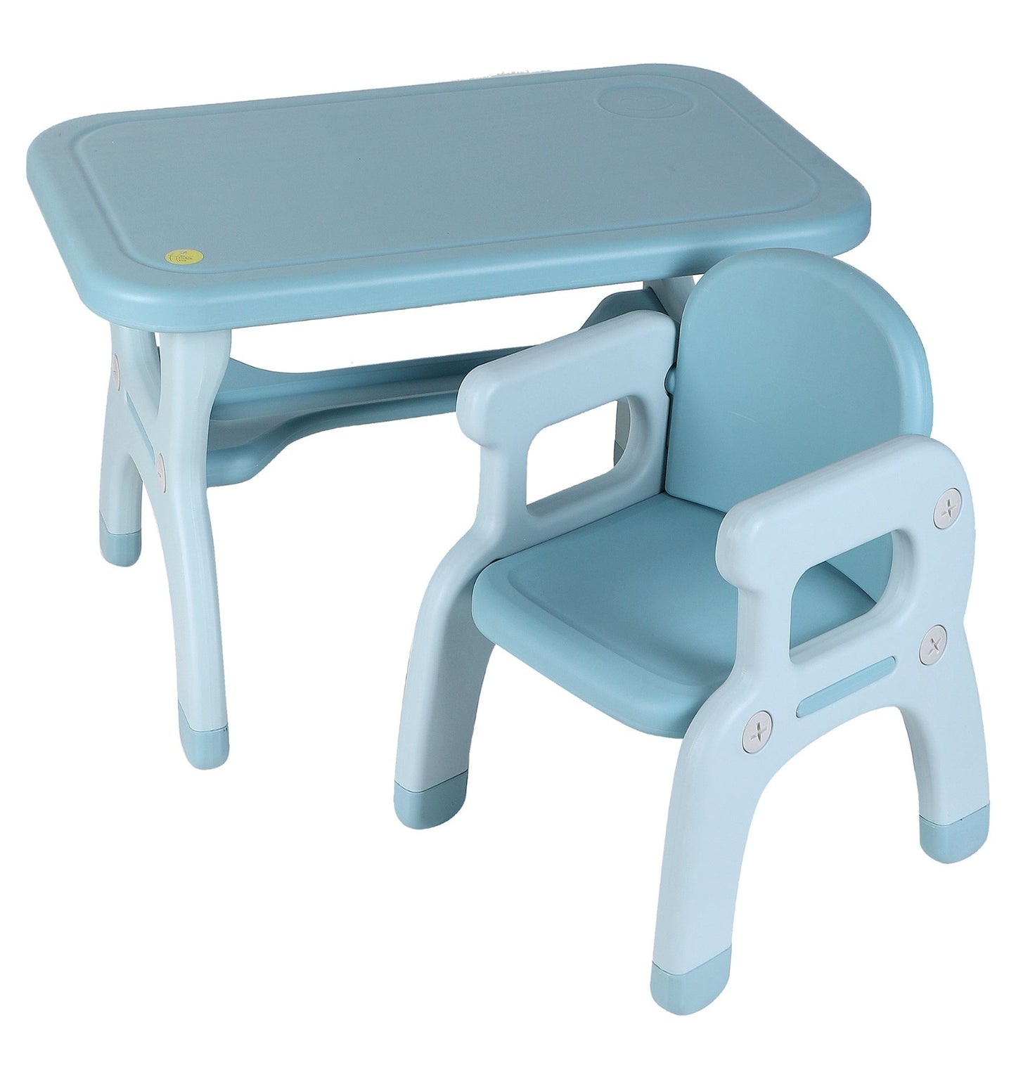 Table Chair with Storage Blue