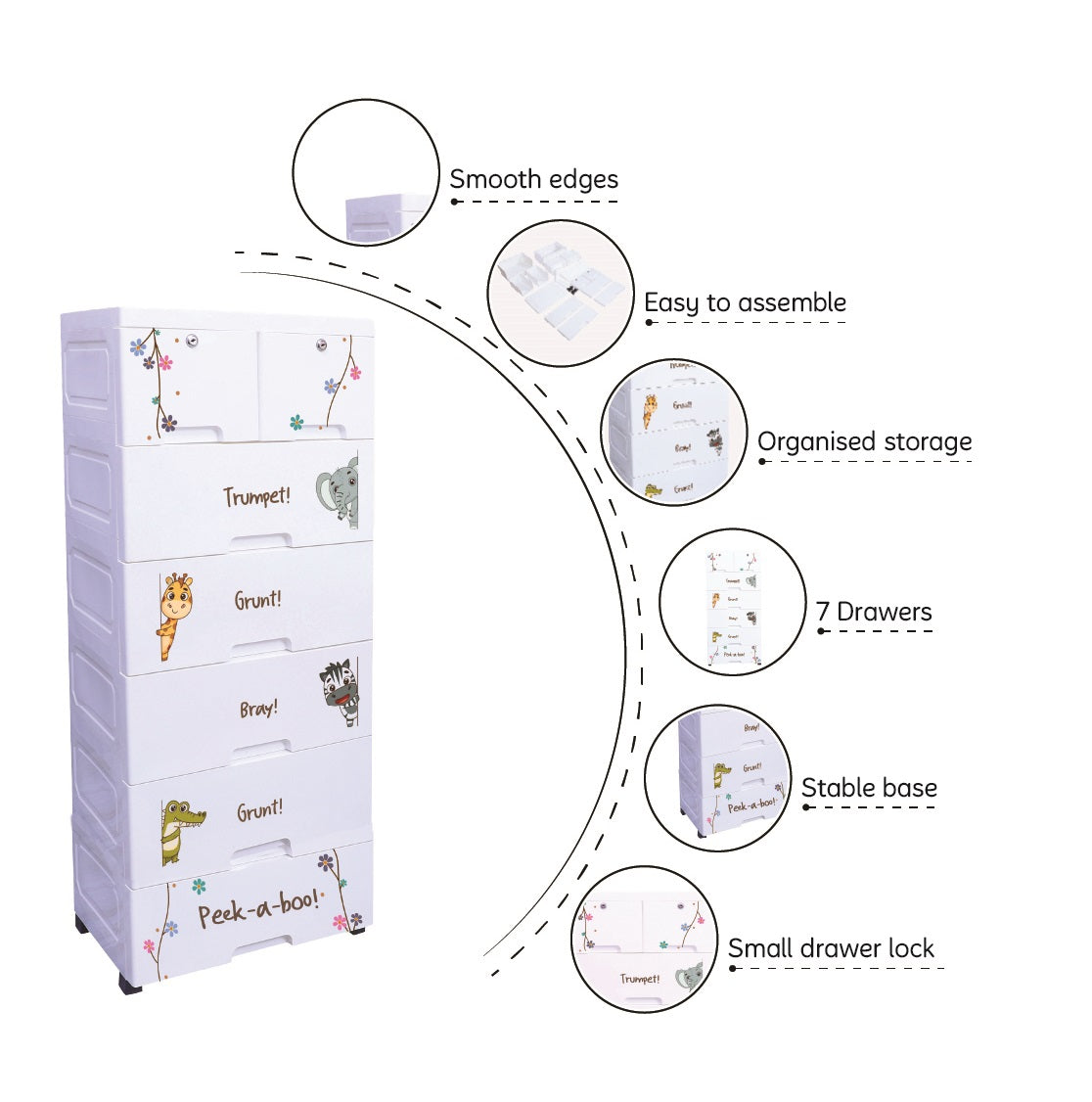 White Chest of Drawers