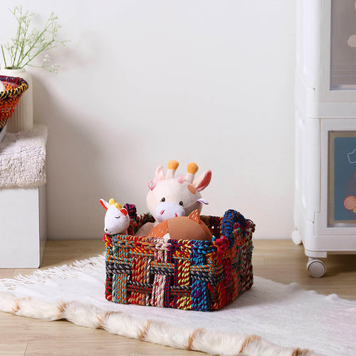 Square Cotton Basket - Small