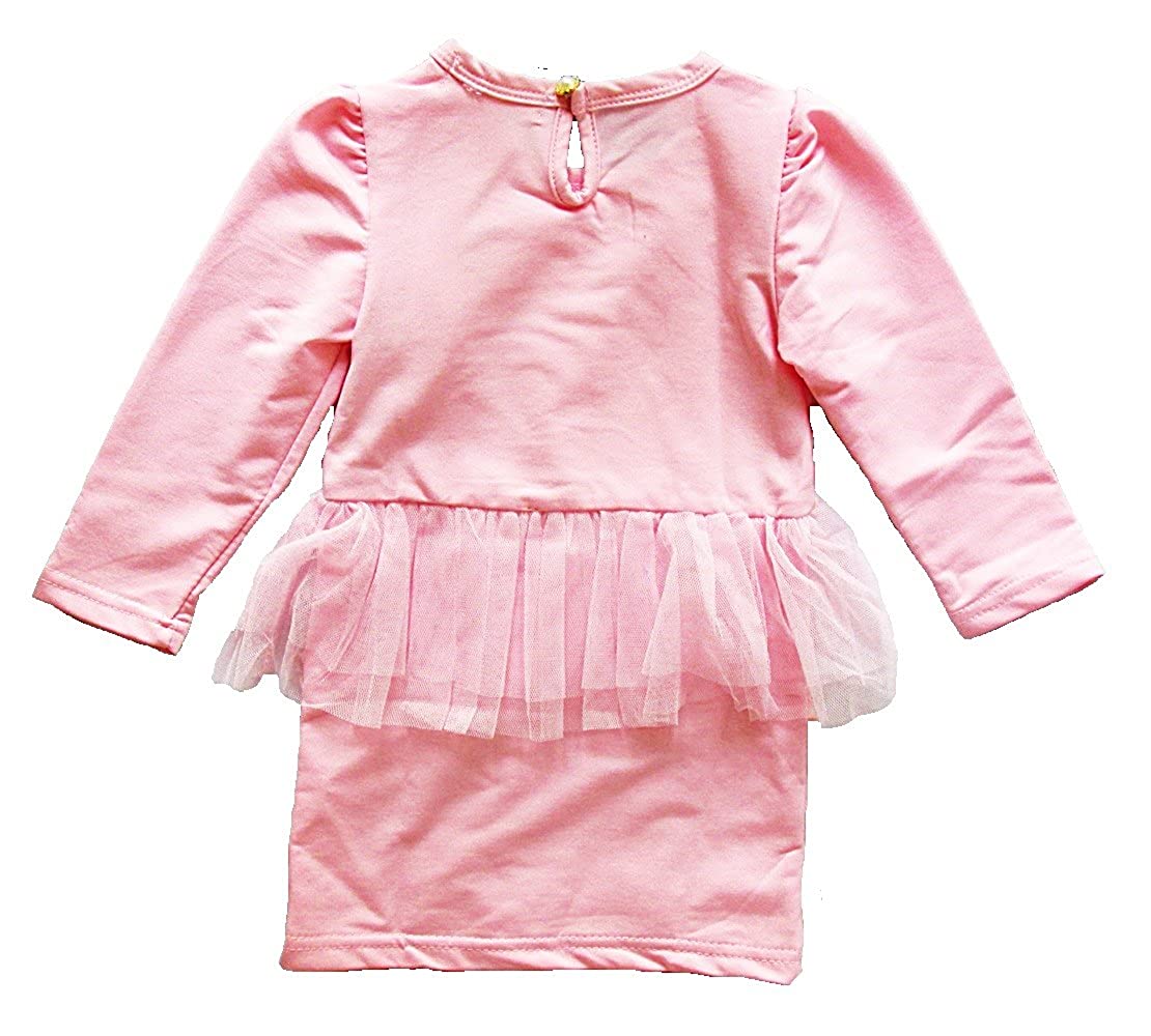 Pink Rose Cotton Party Dress 2-5 Years