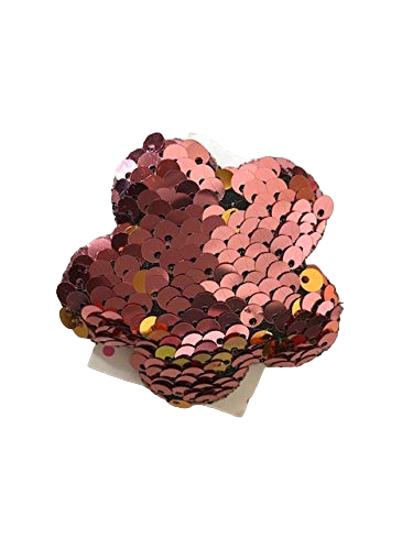 Flower Hair Clips Red