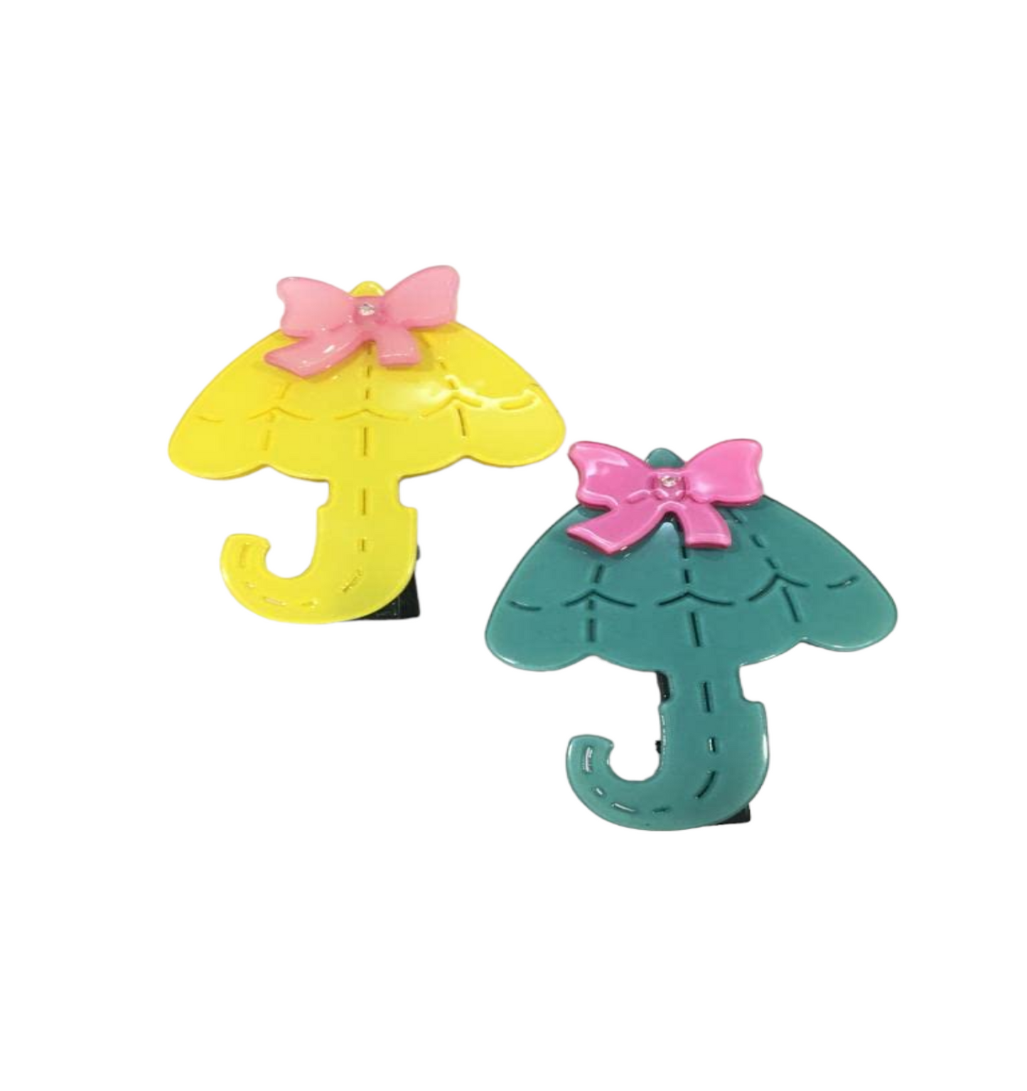 Hair Clip Yellow Green
