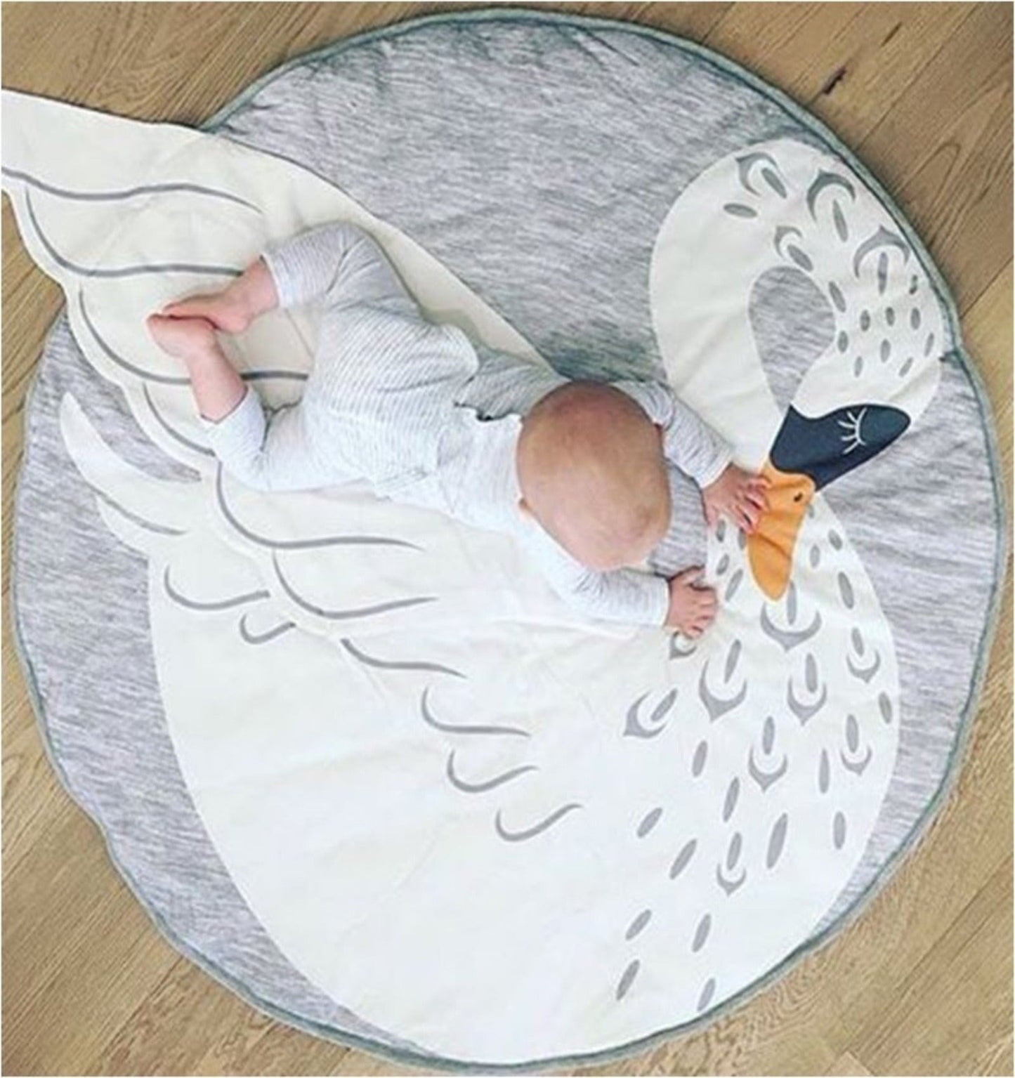 Swan Blanket Play Mats Crawling Rug