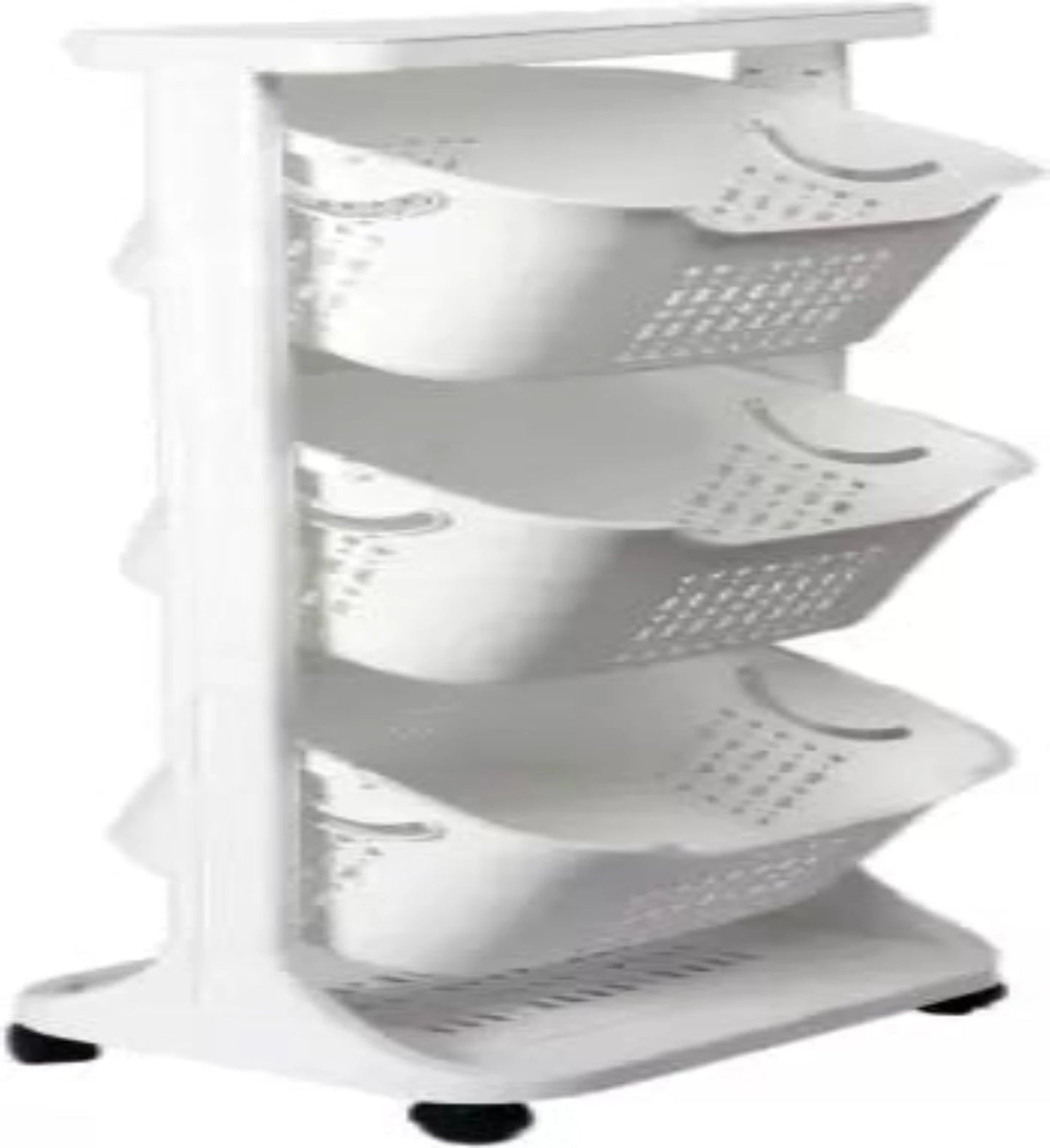Plastic Wall Shelf (Number of Shelves - 3, White)