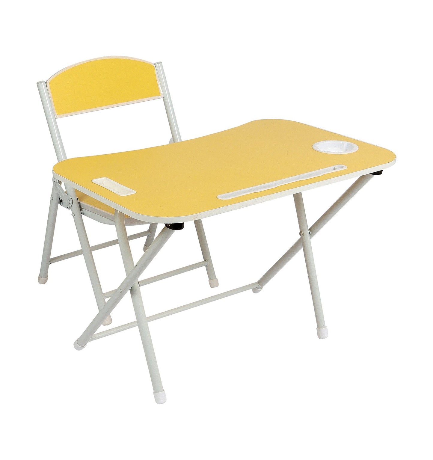 Foldable Table Chair Set Yellow (3-6 yrs)
