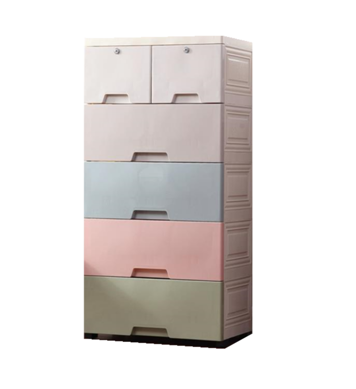 Soft hued Chest of Drawer