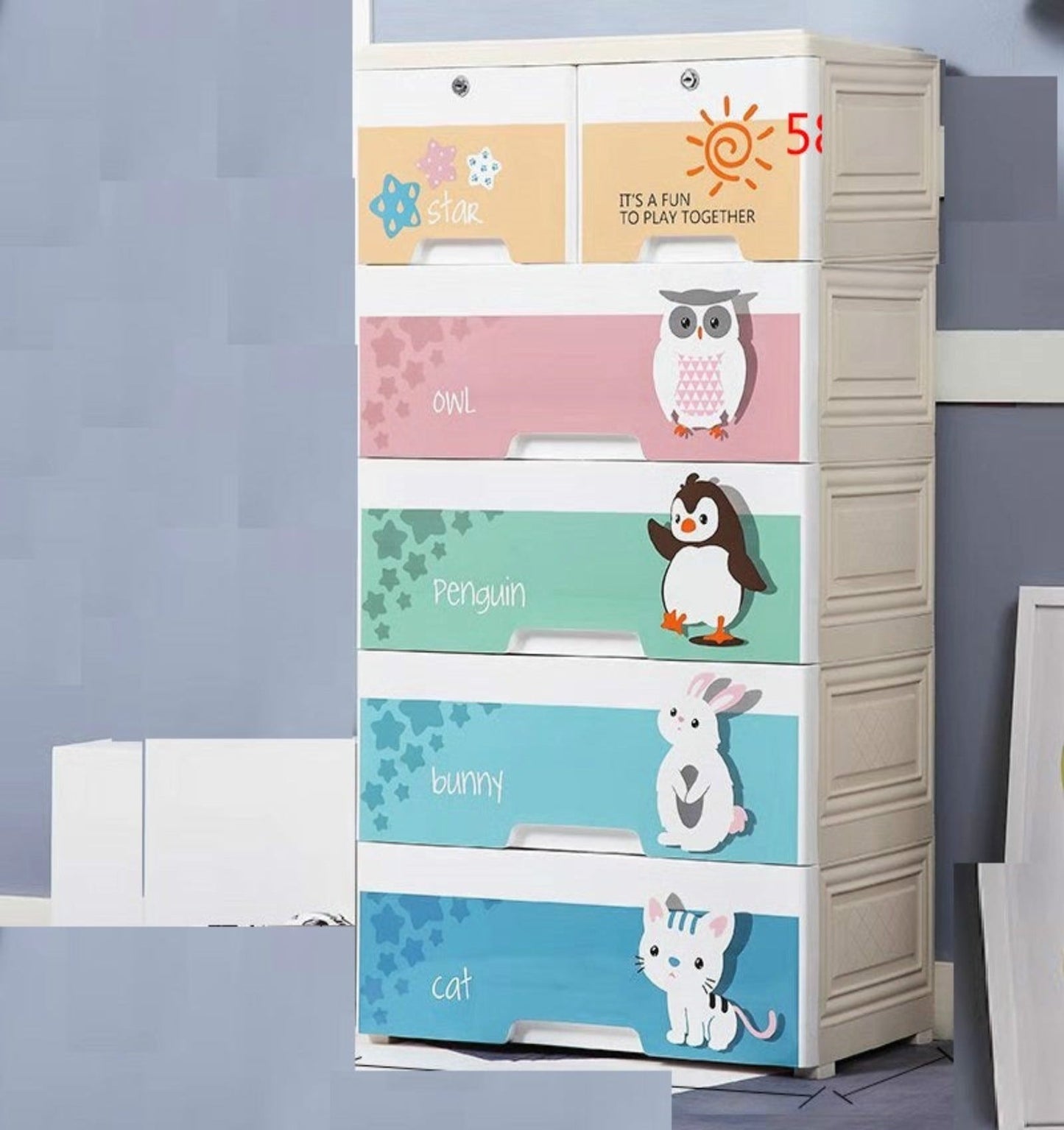 Animal Journey Chest of Drawer