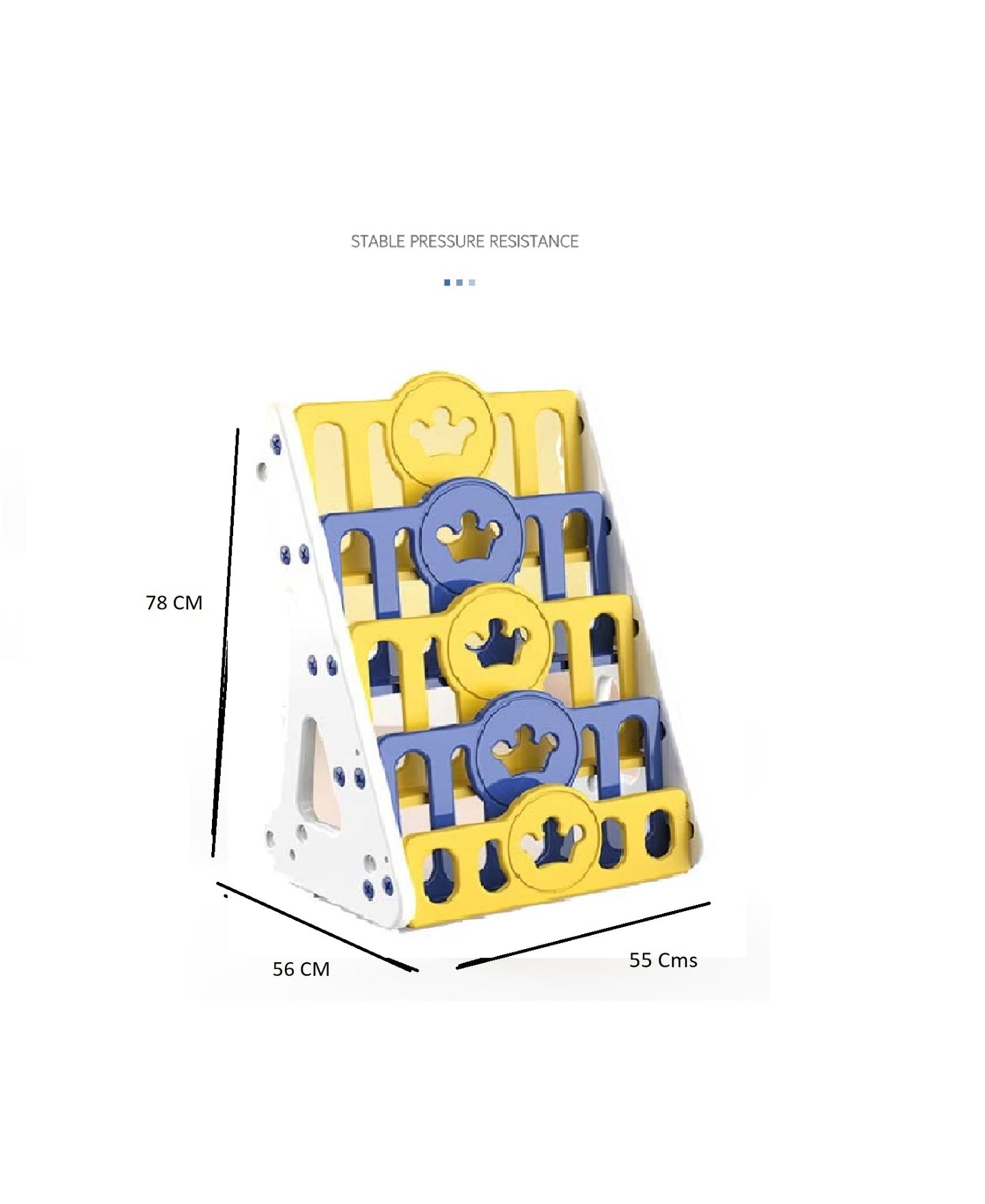 Book Rack Yellow Blue