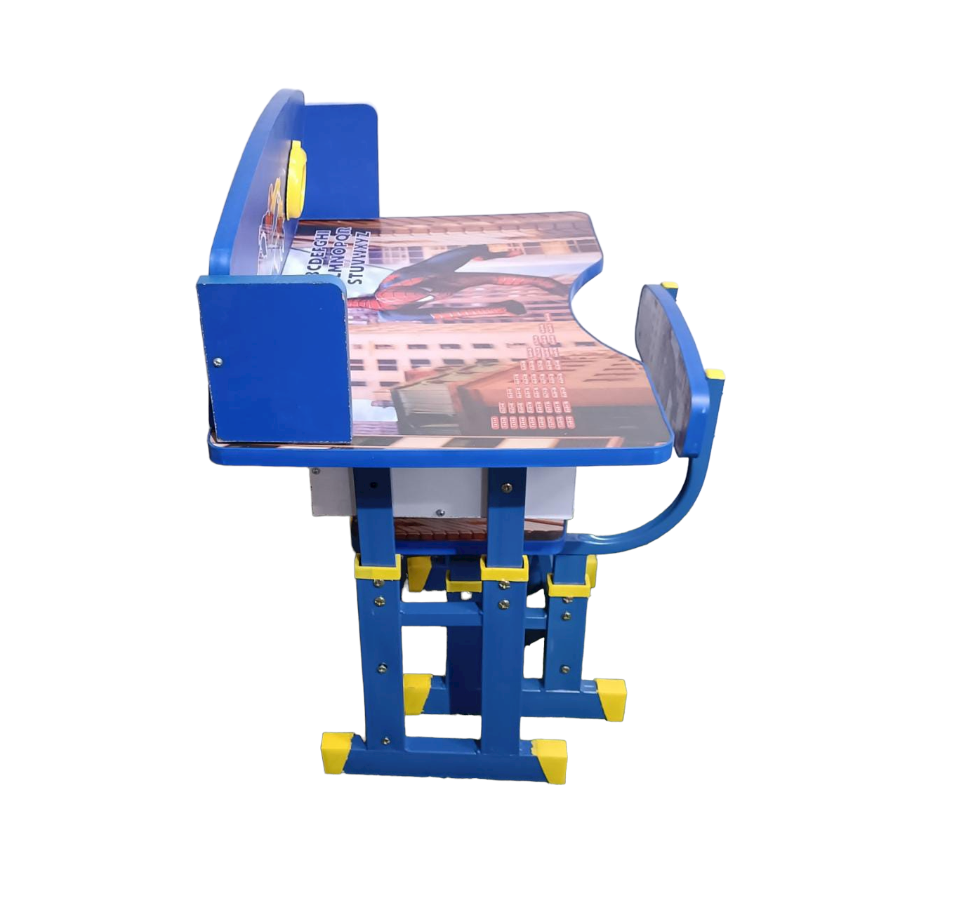 Height Adjustable Wood Desk Chair Blue (3-11 yrs)