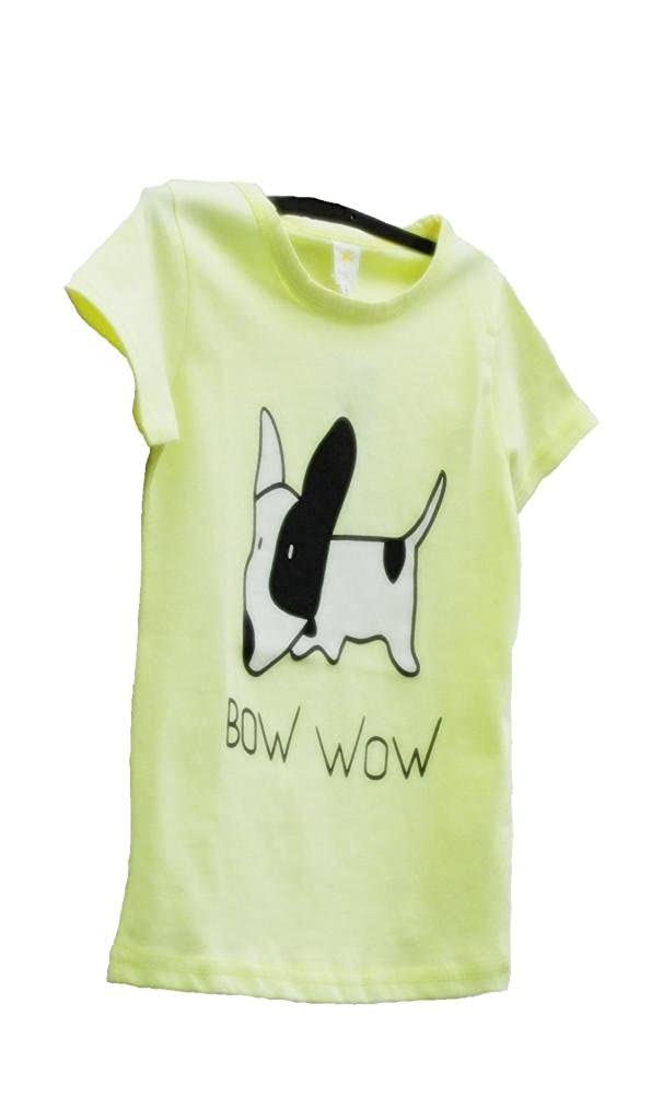 Cotton Yellow Funky T-Shirts 4-5 Years