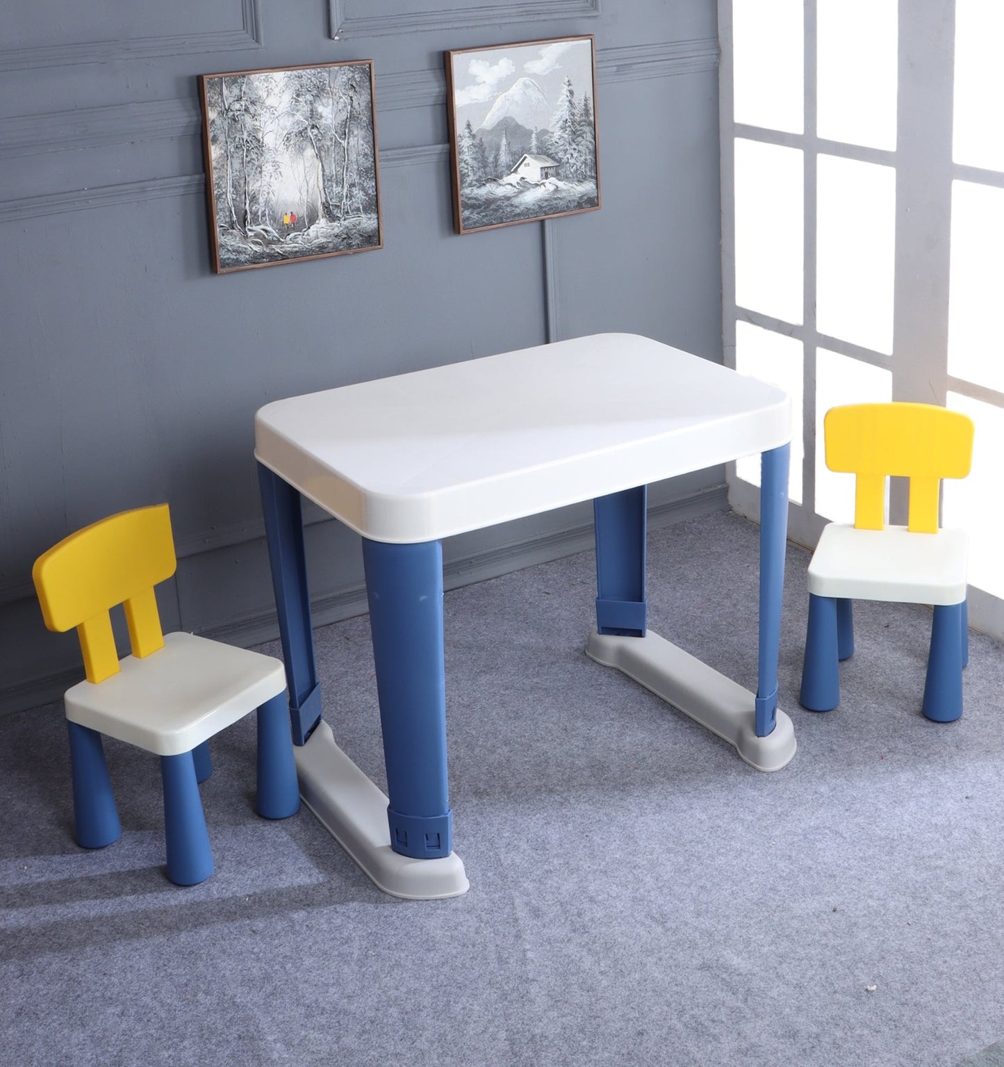 Study Table & Chair Set Blue (3-5yrs)