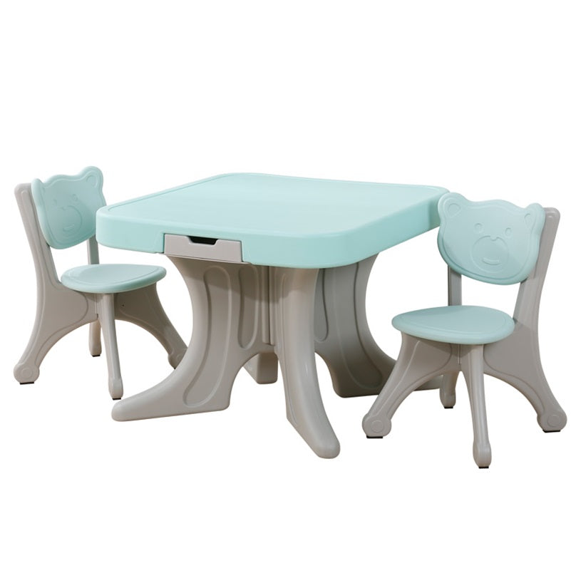 Desk Chair Set With Drawers Green (2-8 yrs)