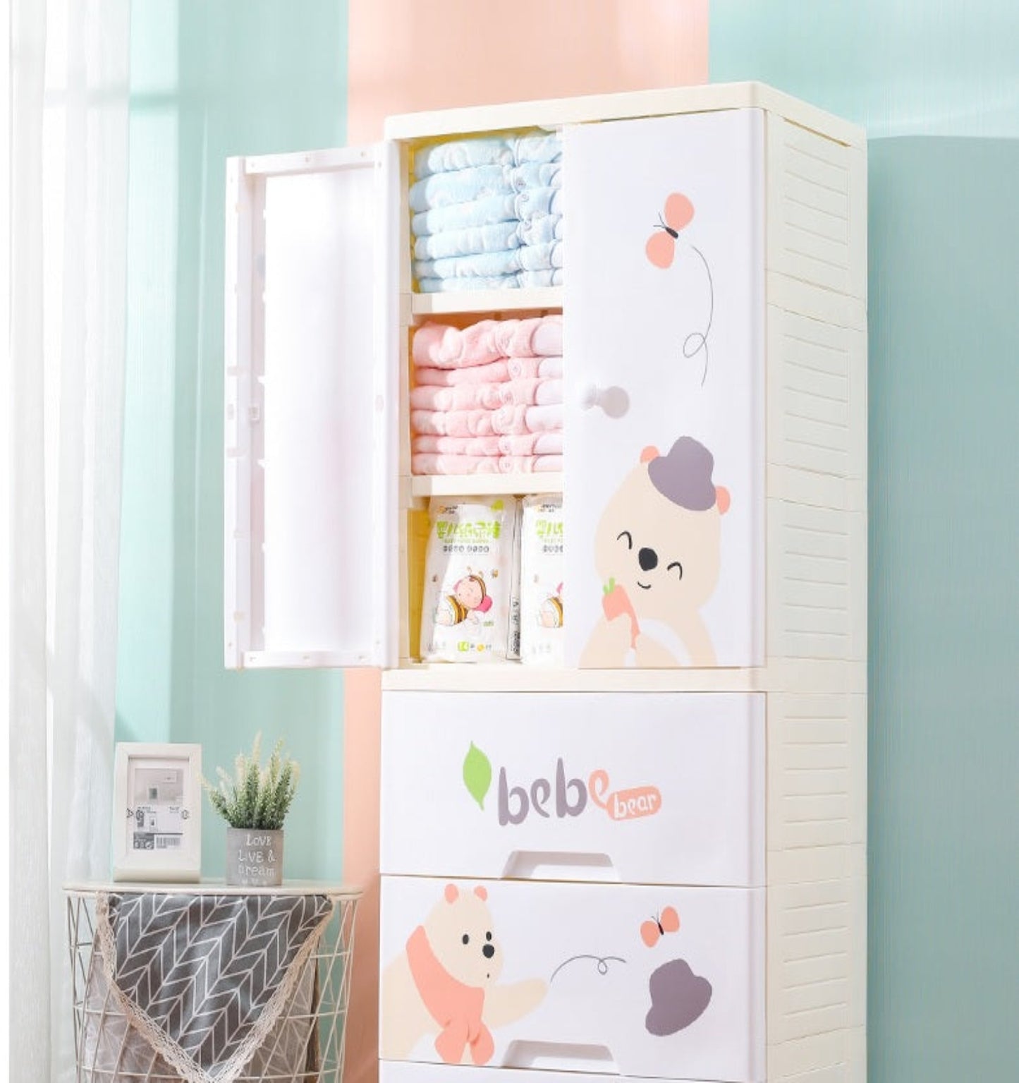 Dancing Bear Wardrobe (Small)