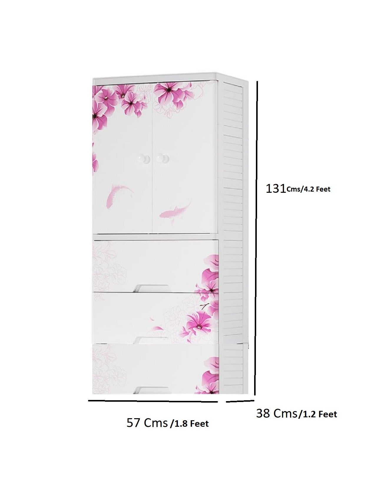 Pink Flower Wardrobe (Big)