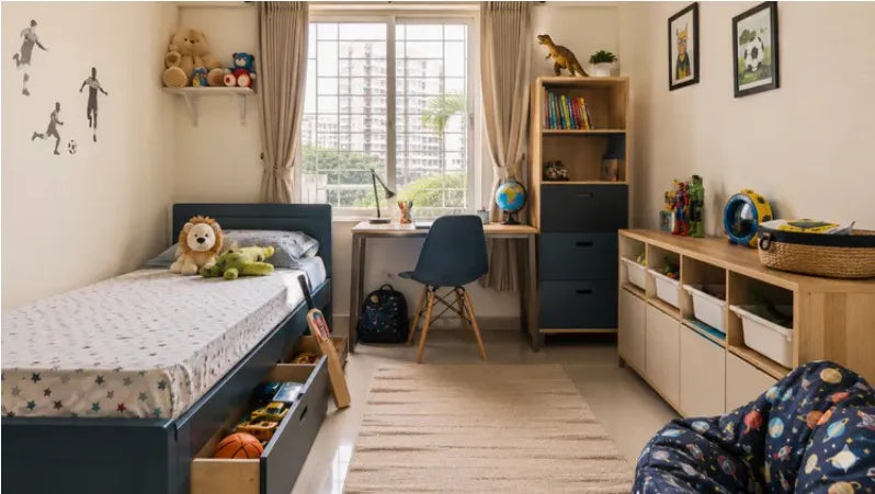 Decluttering Magic: Creative Kids' Room Storage Solutions for Indian Homes
