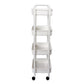 4 Layer Plastic Kitchen Storage Trolley