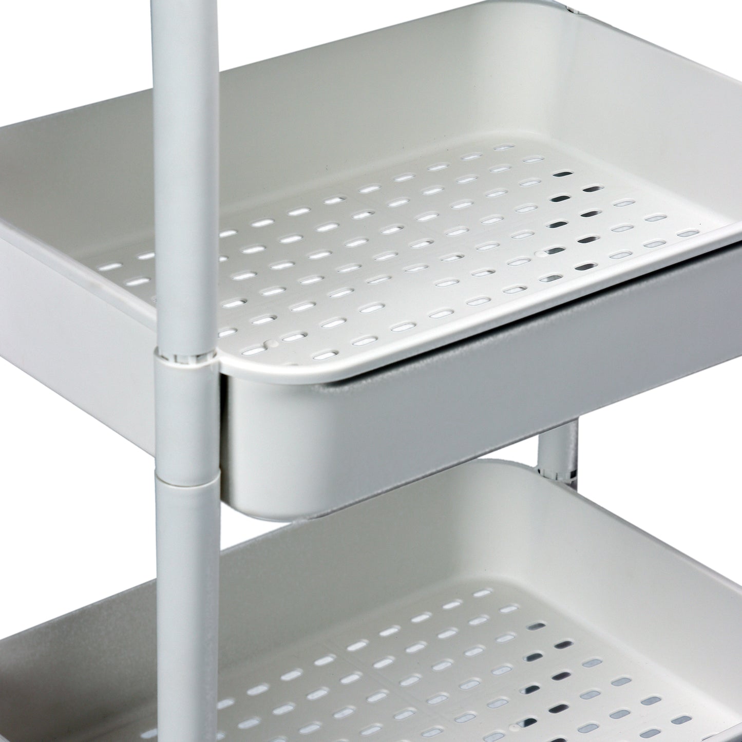 4 Layer Plastic Kitchen Storage Trolley